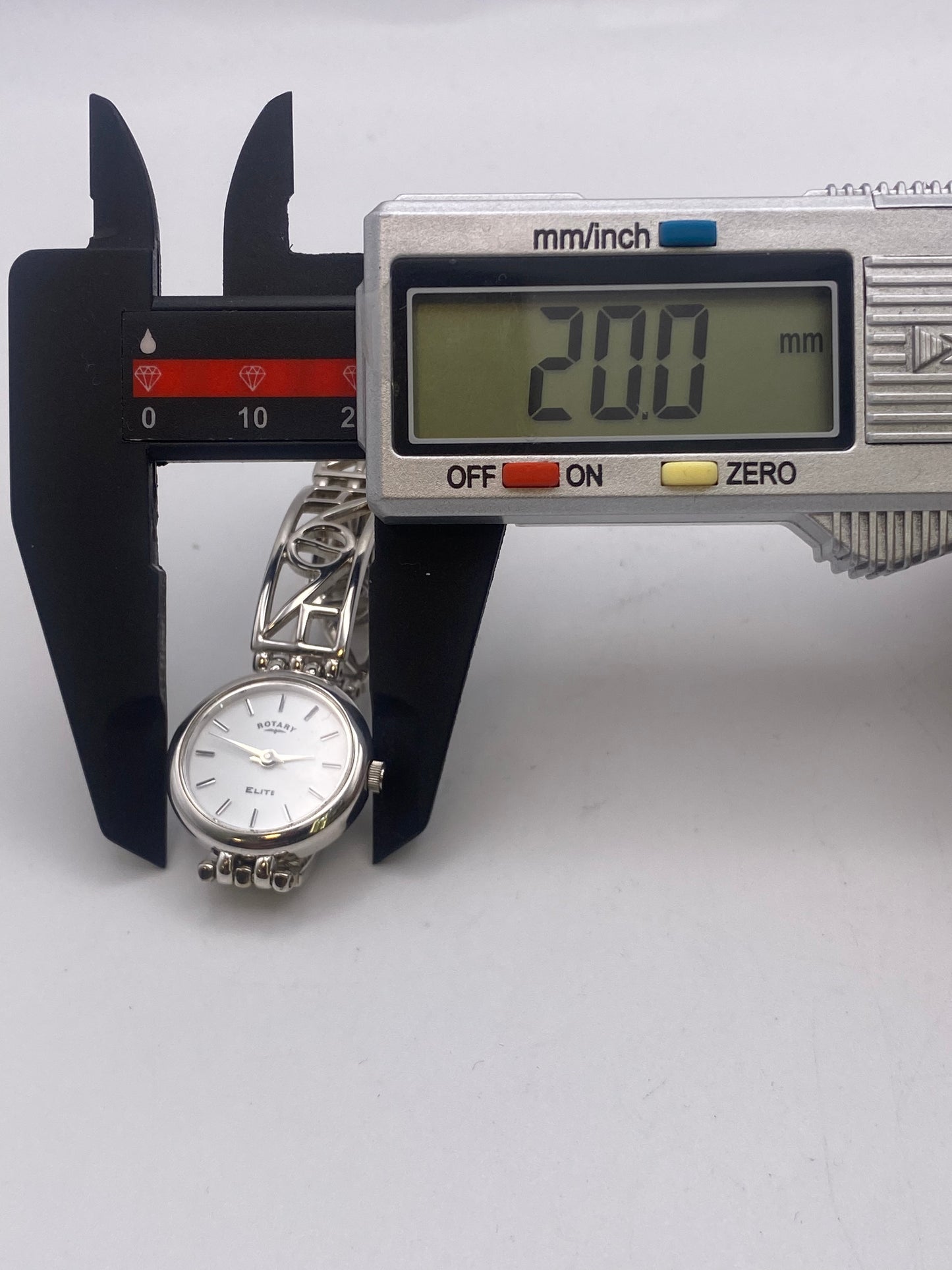 Ladies Rotary Quartz 925 Silver Cocktail Dress Watch With Box