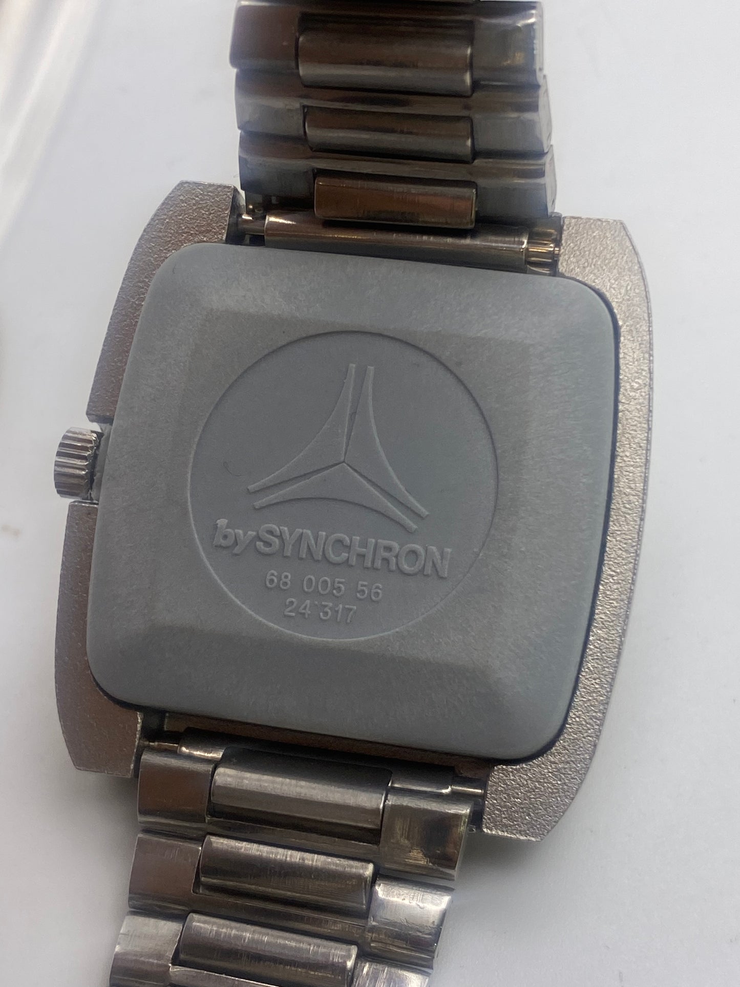 Vintage Cyma Conquistador Automatic Mechanical Silver Dial Dress Watch With Box & Tag