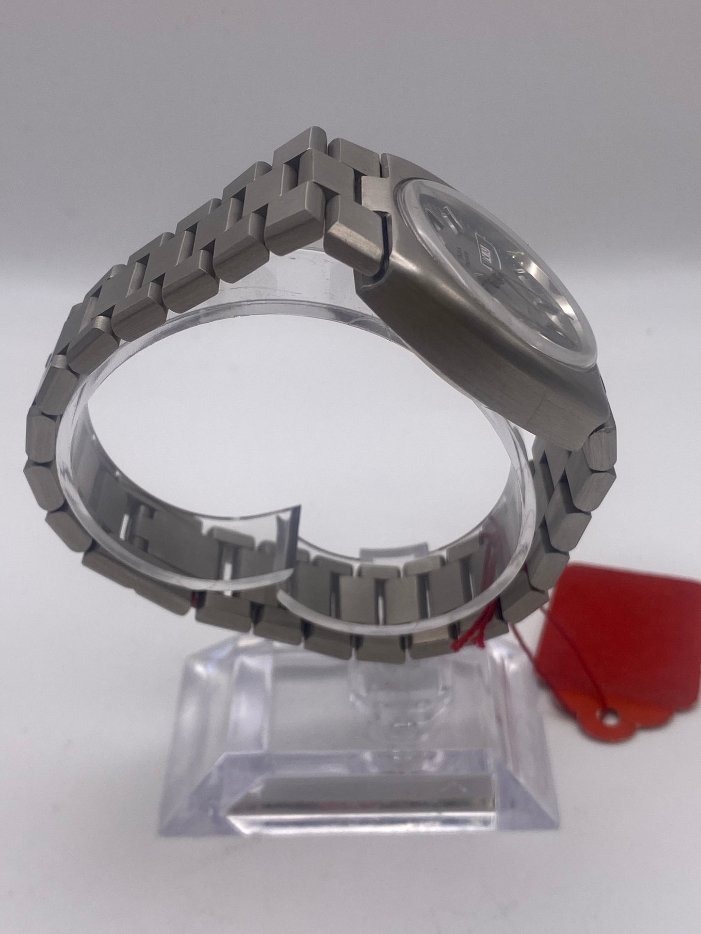 Vintage Unworn Cyma Synchron Automatic Mechanical Watch With Box & Tag