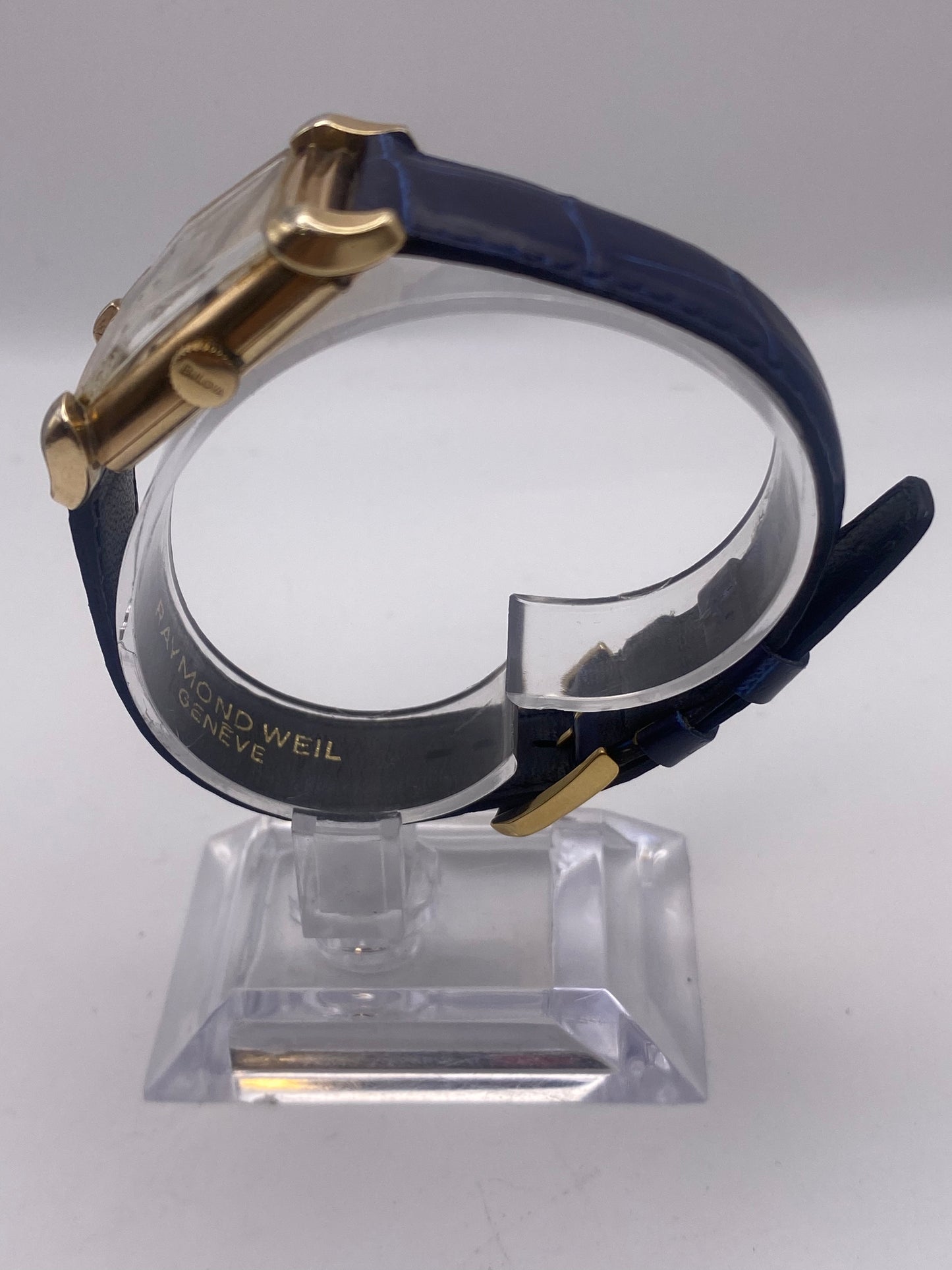 Vintage Gents Bulova Tank 10k Gold Filled Manual Wind Mechanical Dress Watch