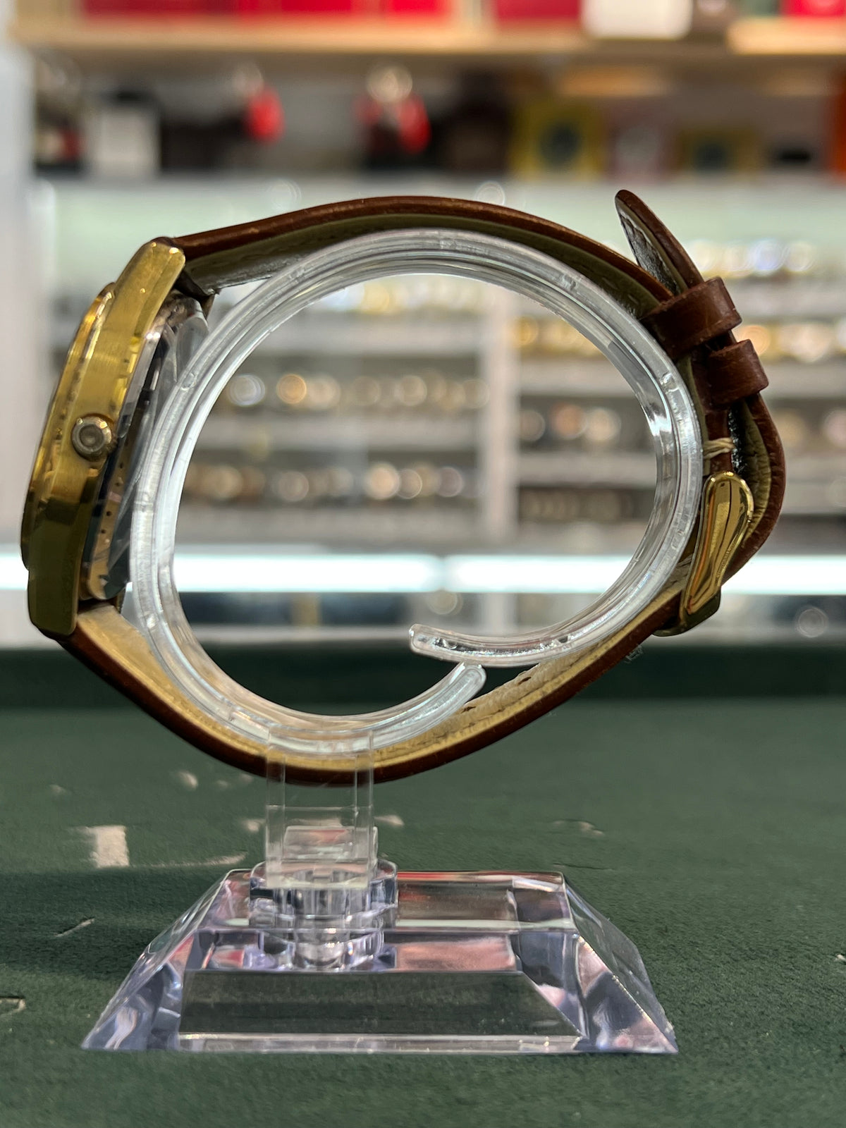 Vintage Gents Omega De Ville Quartz Gold Plated Dress Watch Circa 1976