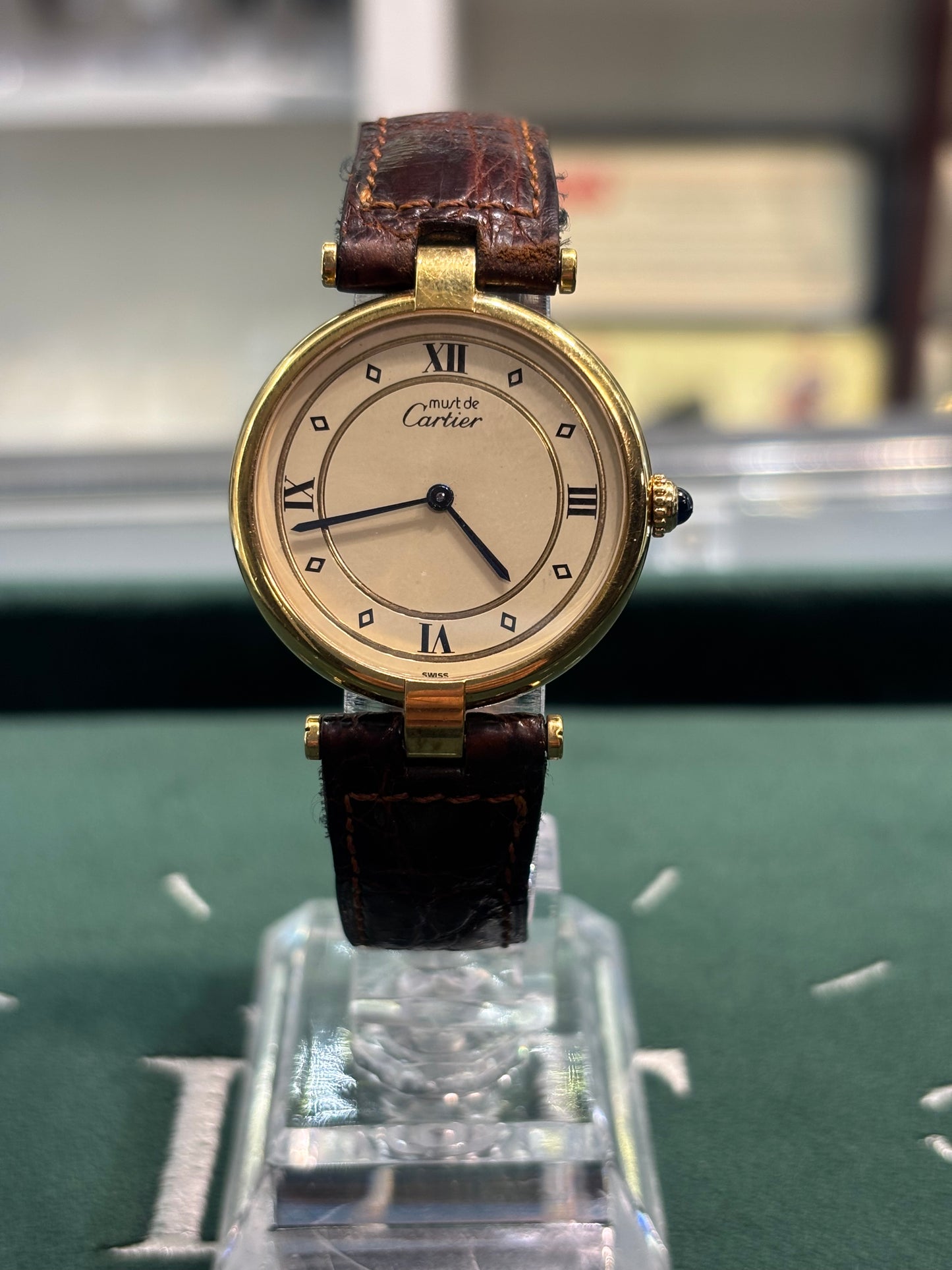 Vintage Cartier Must De Vendome Dress Watch