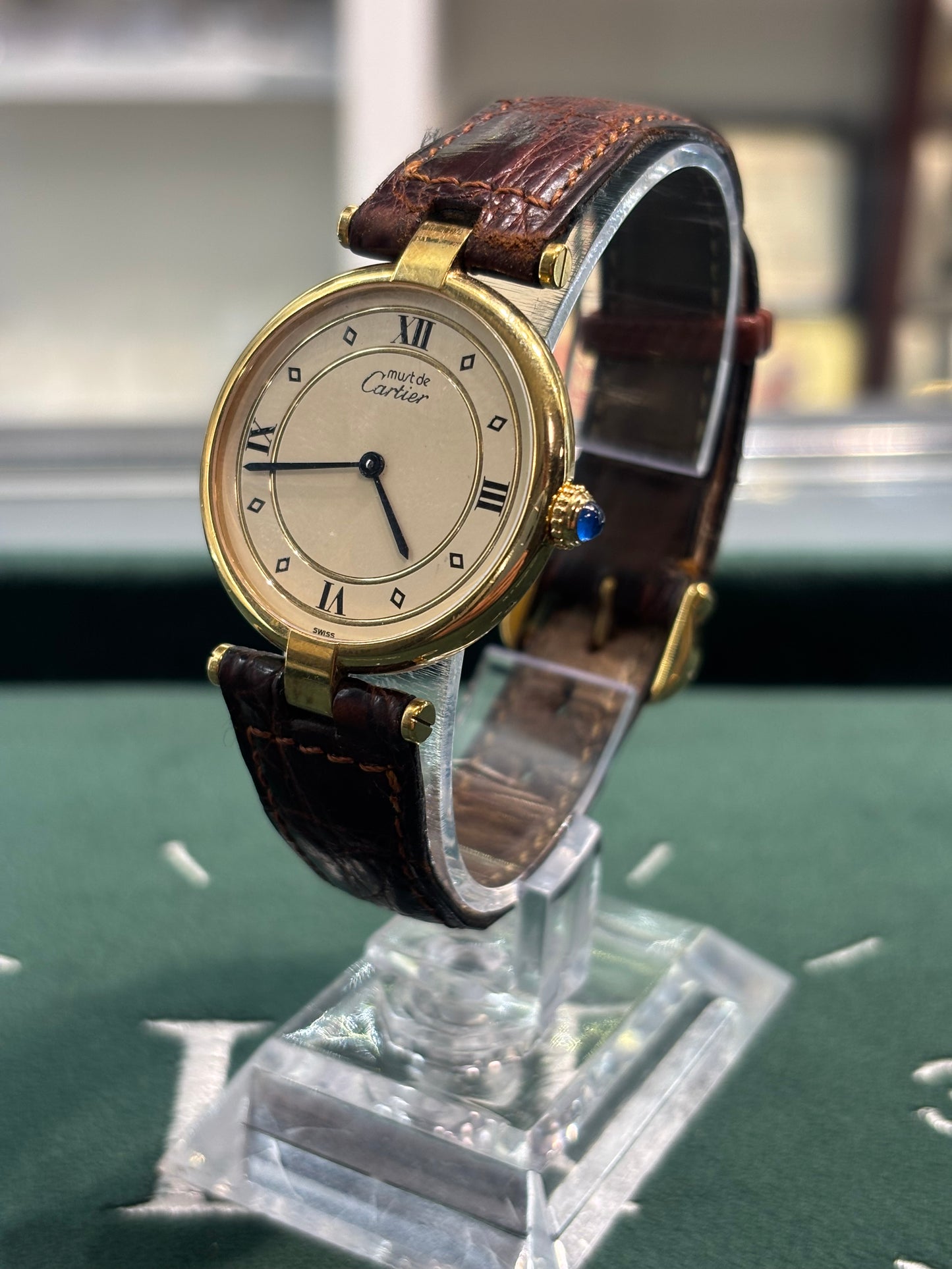 Vintage Cartier Must De Vendome Dress Watch