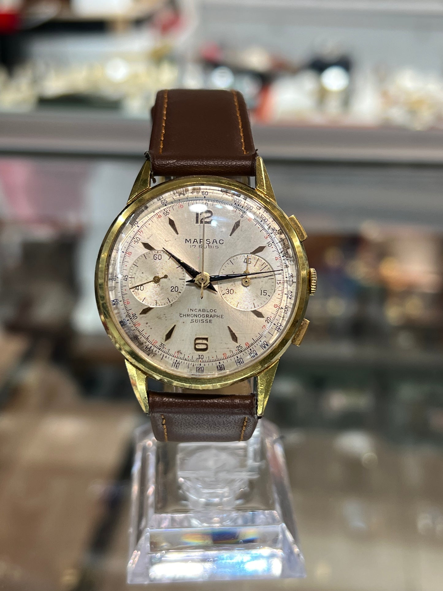 Vintage Marsac Swiss Made Chronograph