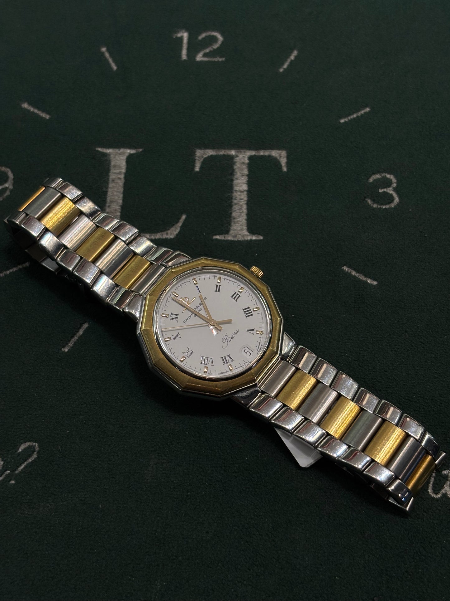 Vintage Gents Quartz Baume & Mercier Riviera