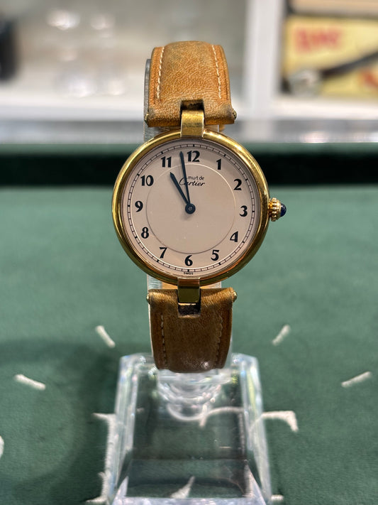 Vintage Cartier Must De Vendome Dress Watch