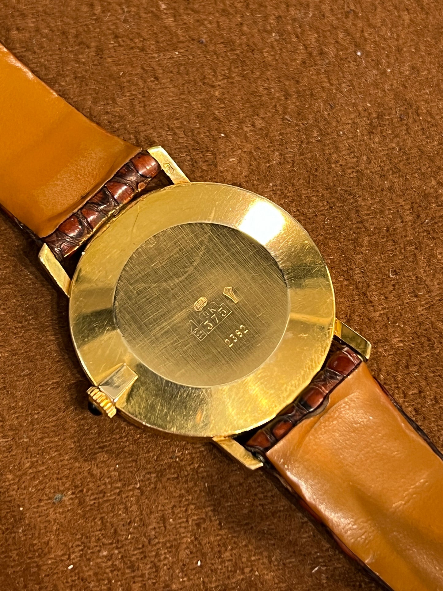 Vintage Asprey 9ct gold dress watch