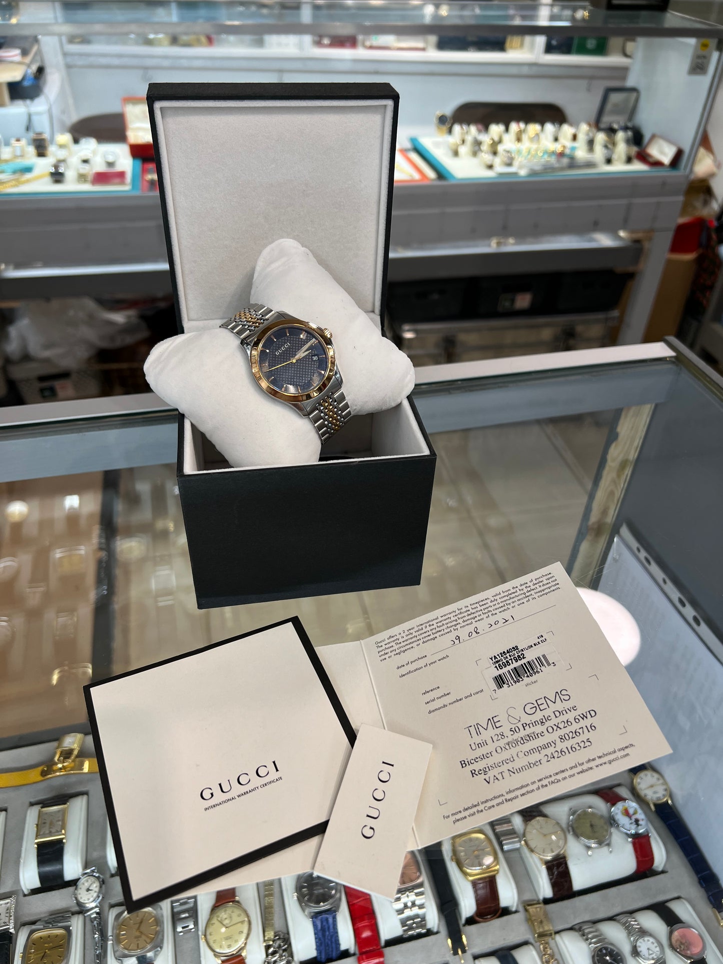 Gucci Two Tone wrist watch