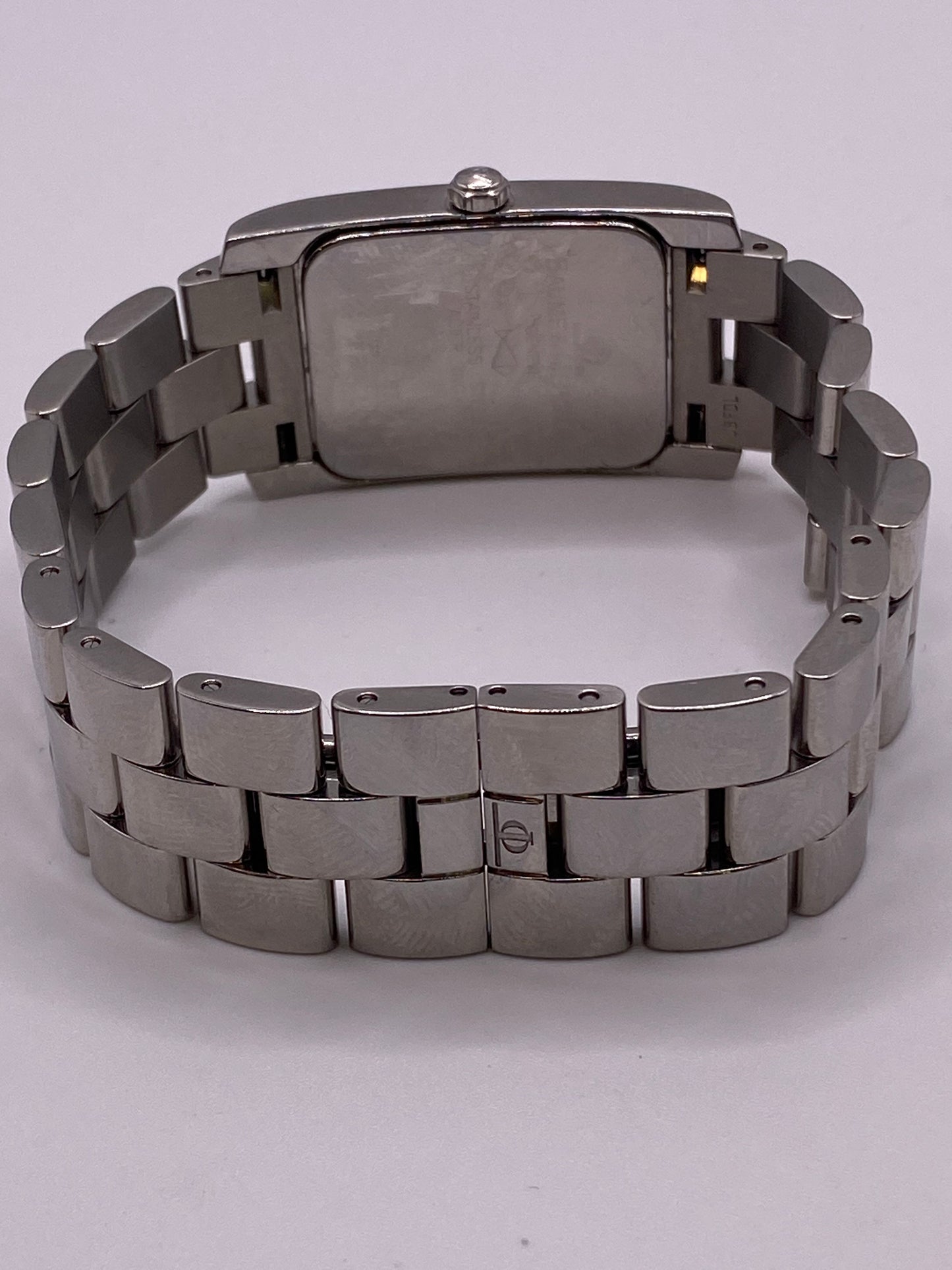 Baume & Mercier Black Dial Stainless Steel Quartz Dress Watch With Box.