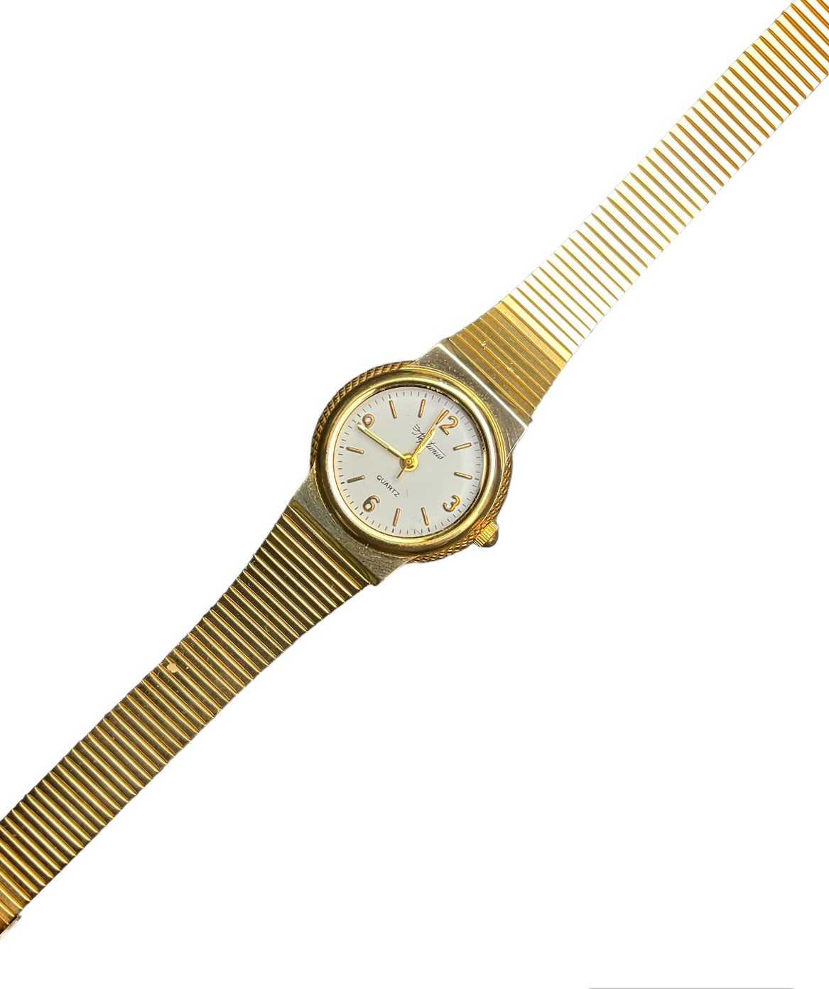 Unusual Neptunus vintage gold plated womes's cocktail dress  watch