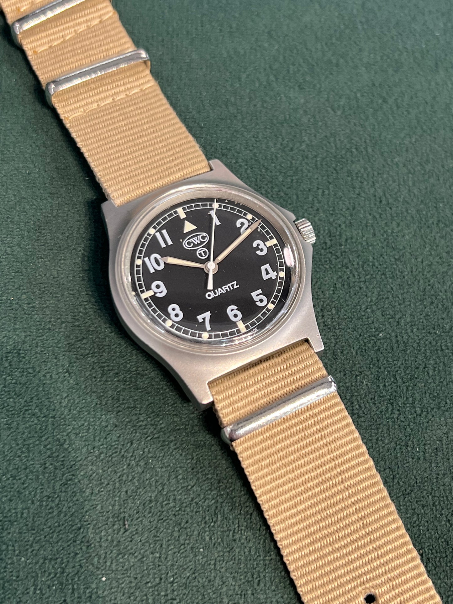 Vintage CWC W10 British Military Issue Quartz Wrist Watch 1991