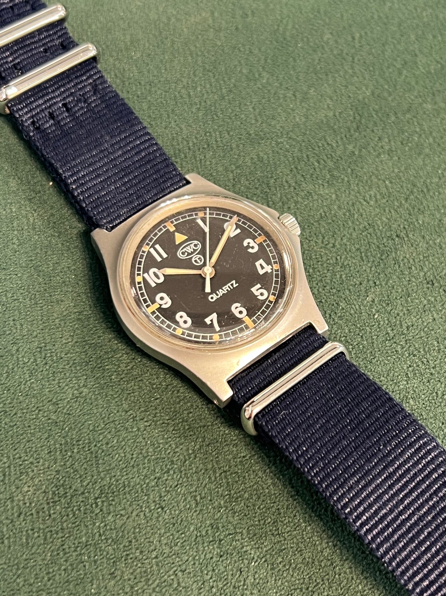 Vintage CWC W10 British Royal Navy Issue Quartz Wrist Watch 1989