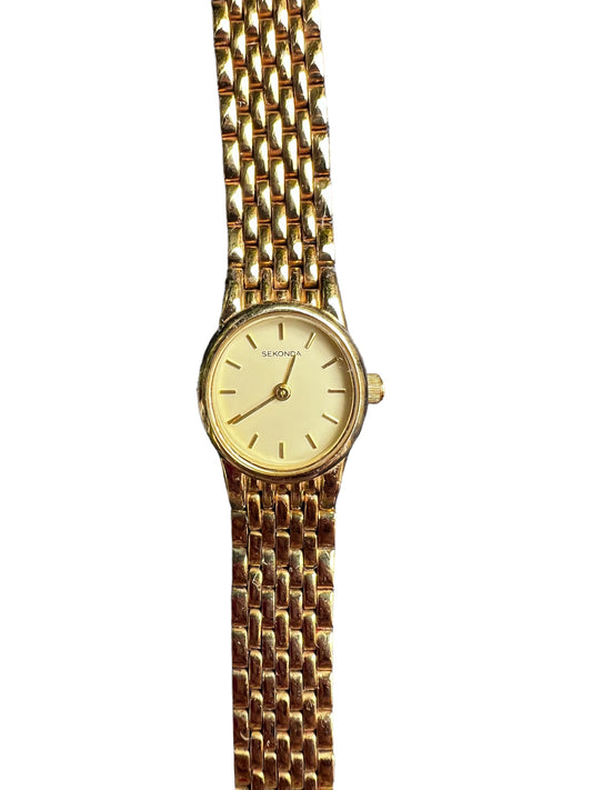 Sophisticated vintage Sekonda gold plated  ladies cocktail dress watch