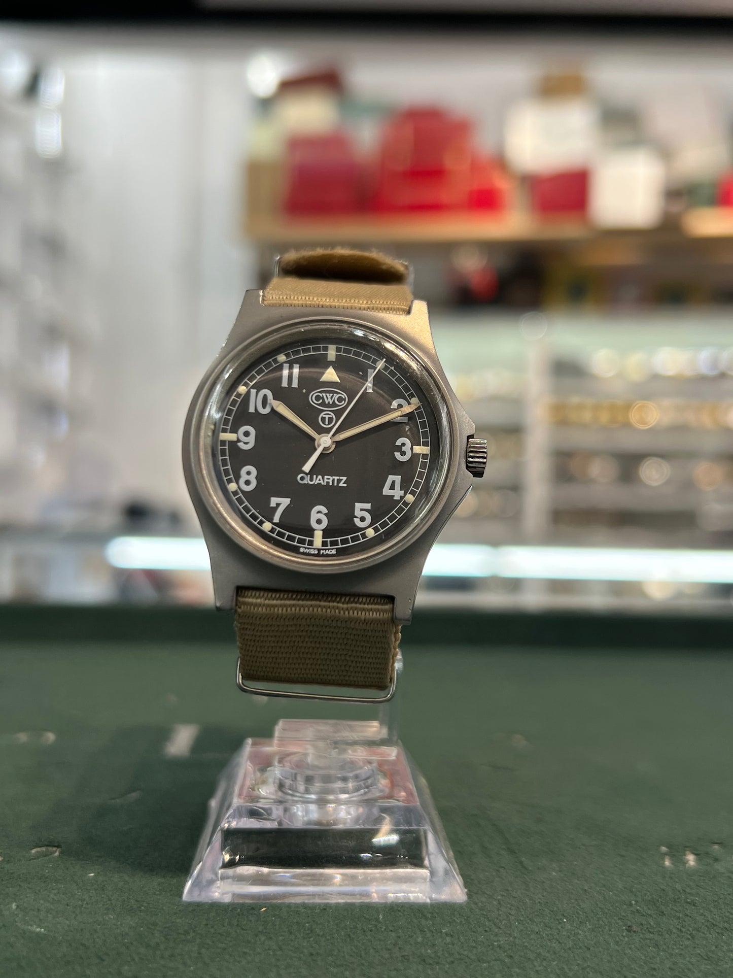 Vintage CWC W10 British Military Issue Quartz Wrist Watch 1991