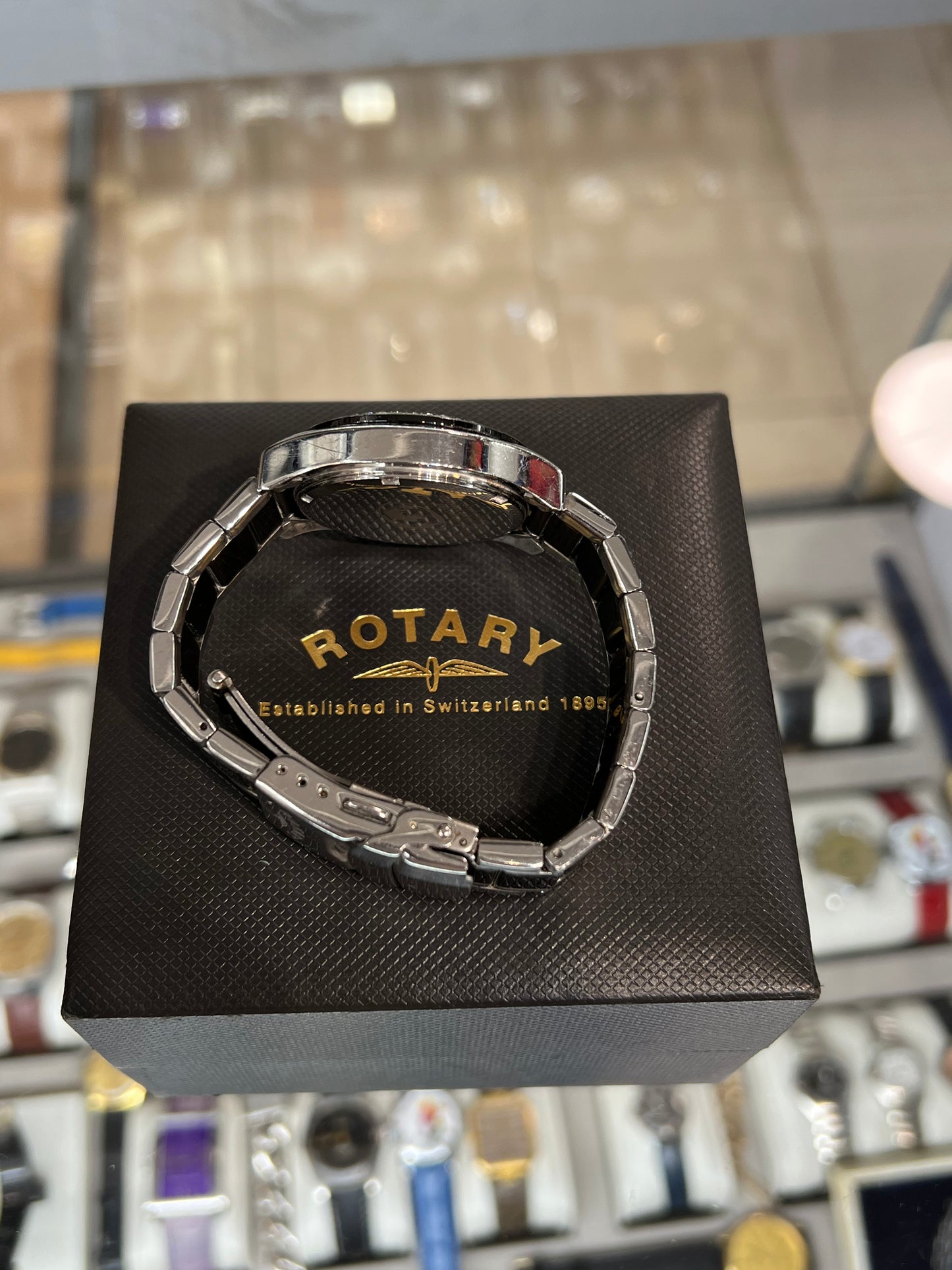 Rotary Black dial sports watch