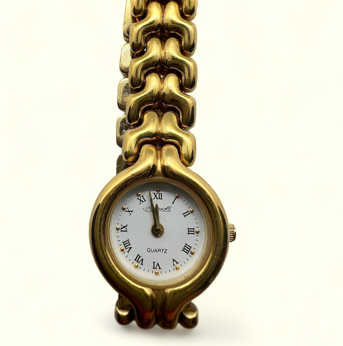 Gorgeous vintage Ingersoll gold plated women's cocktail dress watch