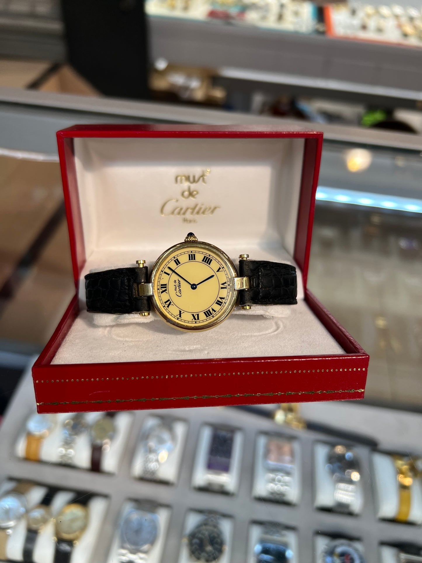 Vintage Cartier Must De Vendome Dress Watch