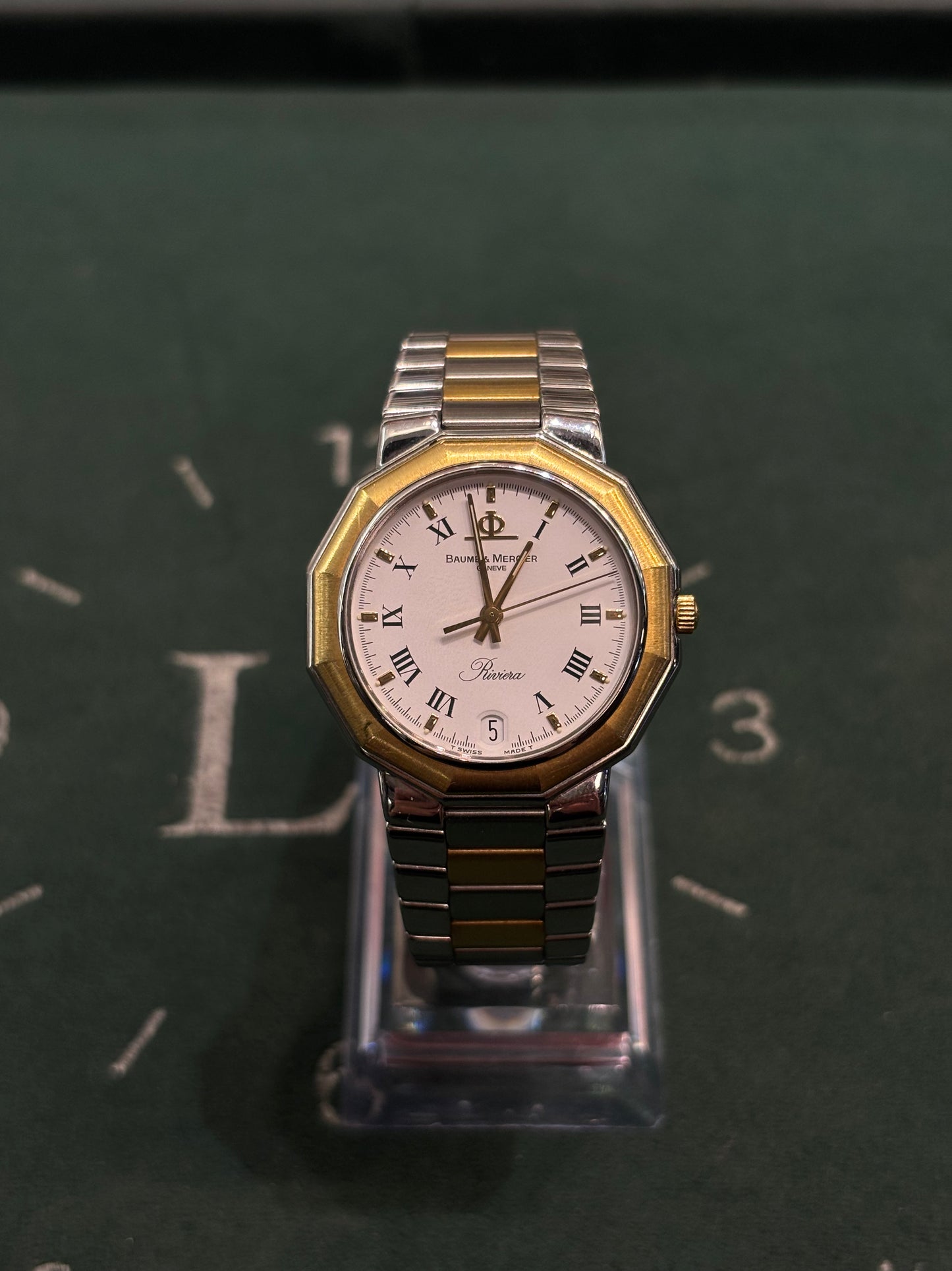 Vintage Gents Quartz Baume & Mercier Riviera