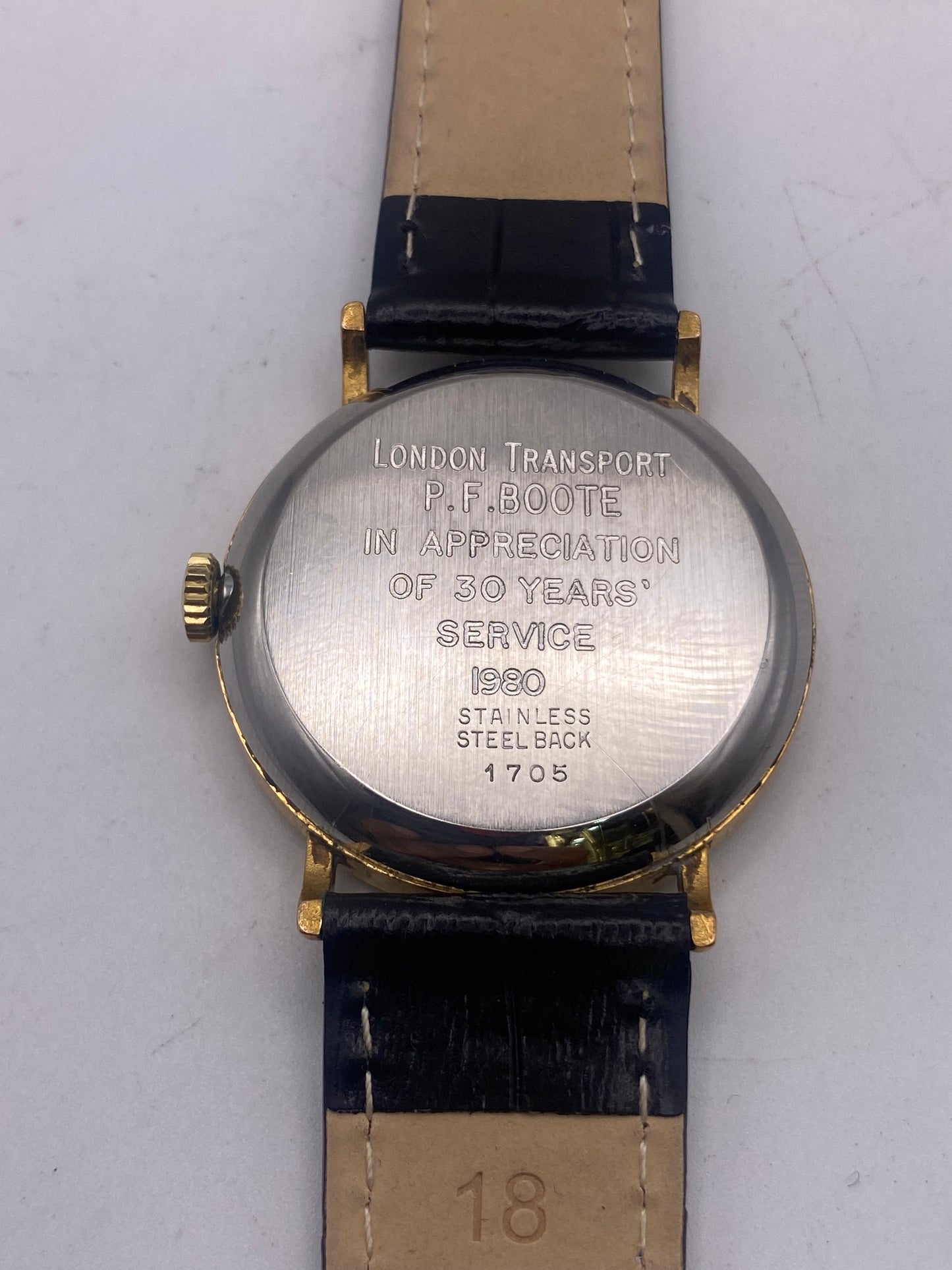 Vintage Mappin & Webb Gold Plated Gents Quartz Dress Watch