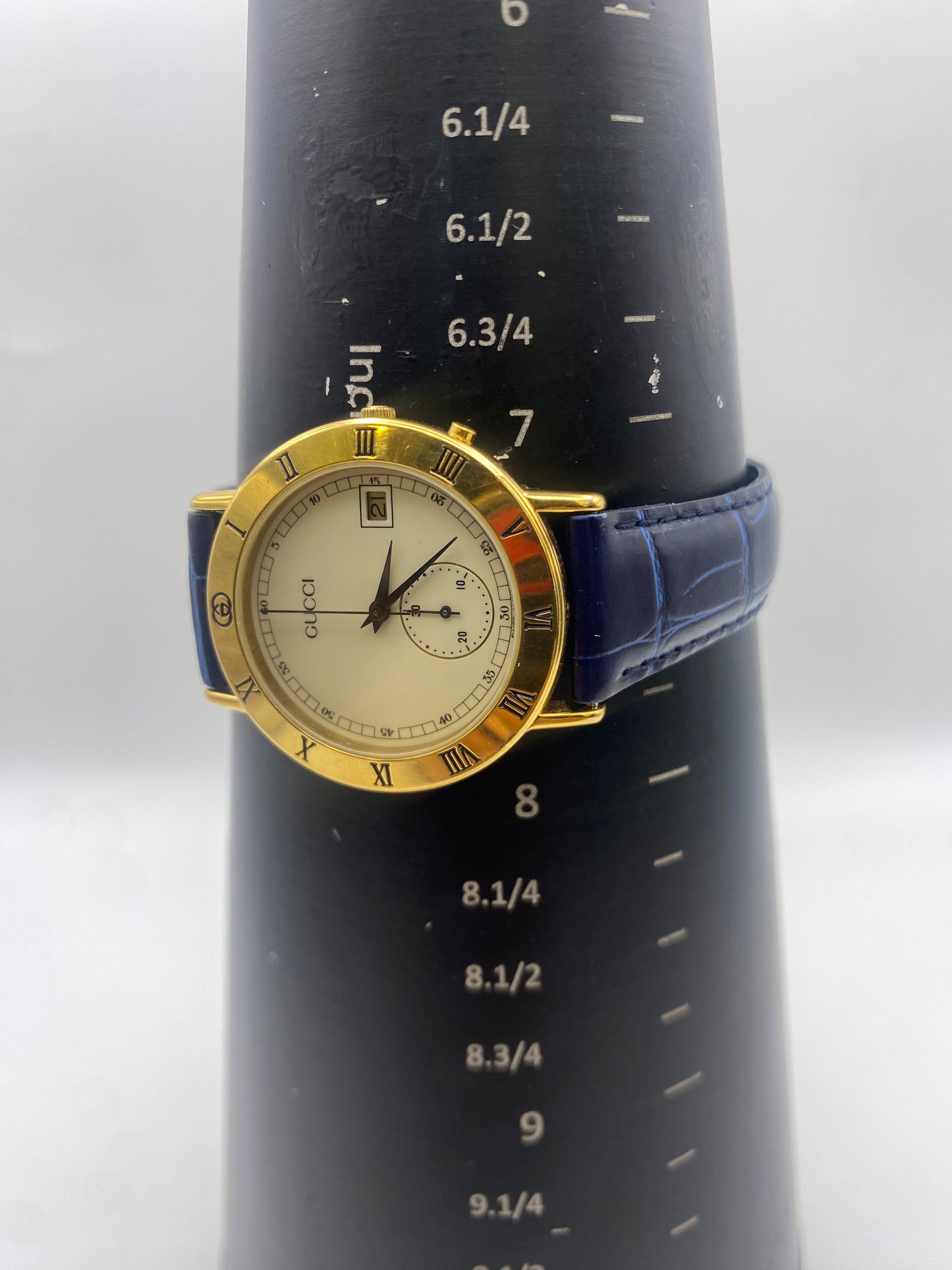 Vintage Gucci Gents Monopusher Quartz Chronograph Ref 3800M