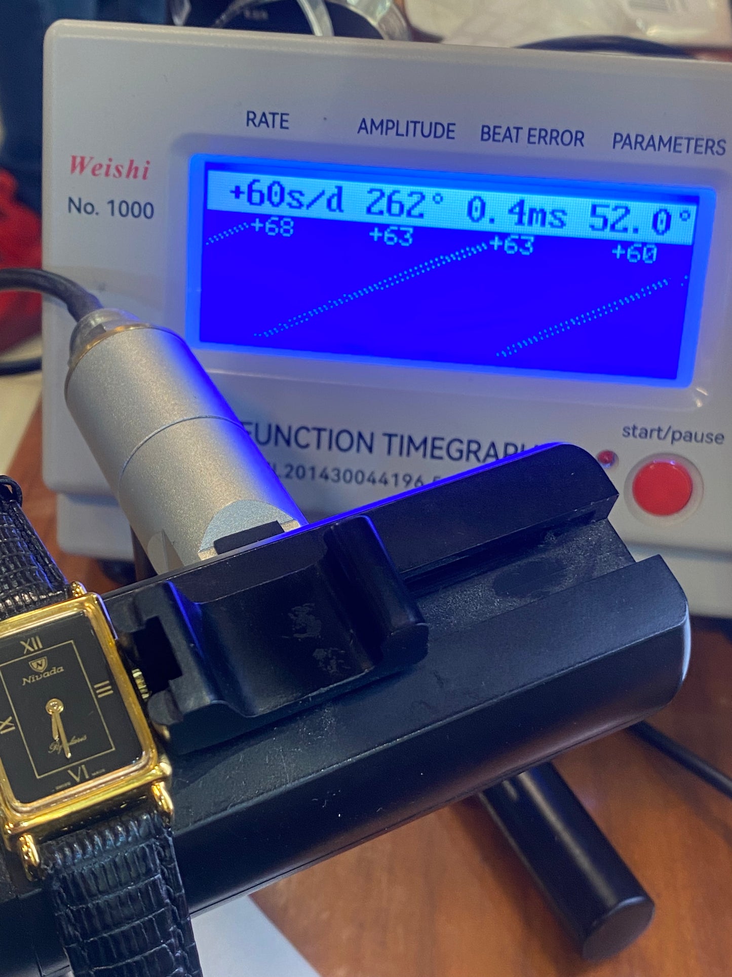 Vintage Nivada Black Dial Tank Manual Wind Mechanical Dress Watch