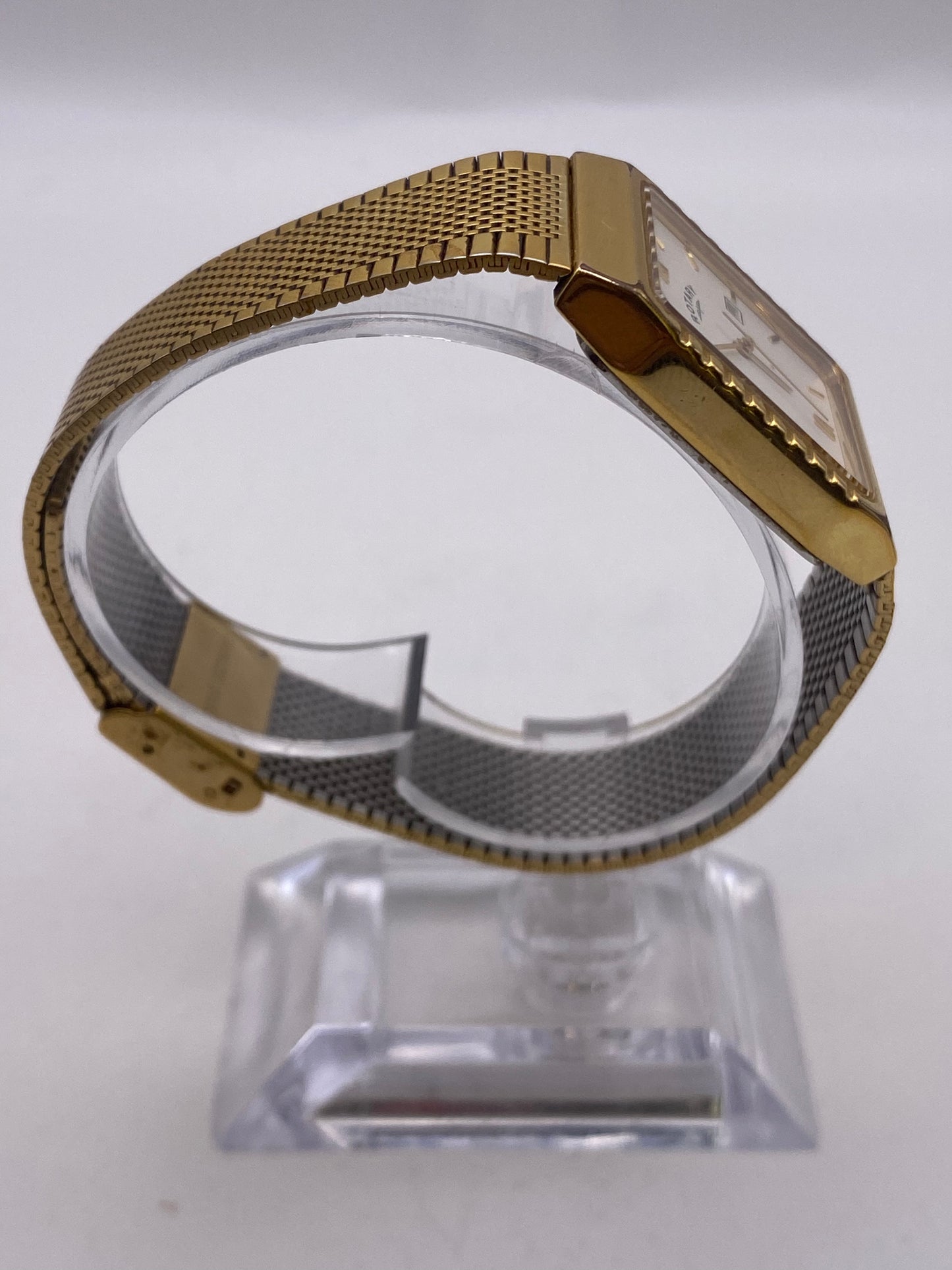 Vintage Gents Rotary Quartz Gold Plated Dress Watch