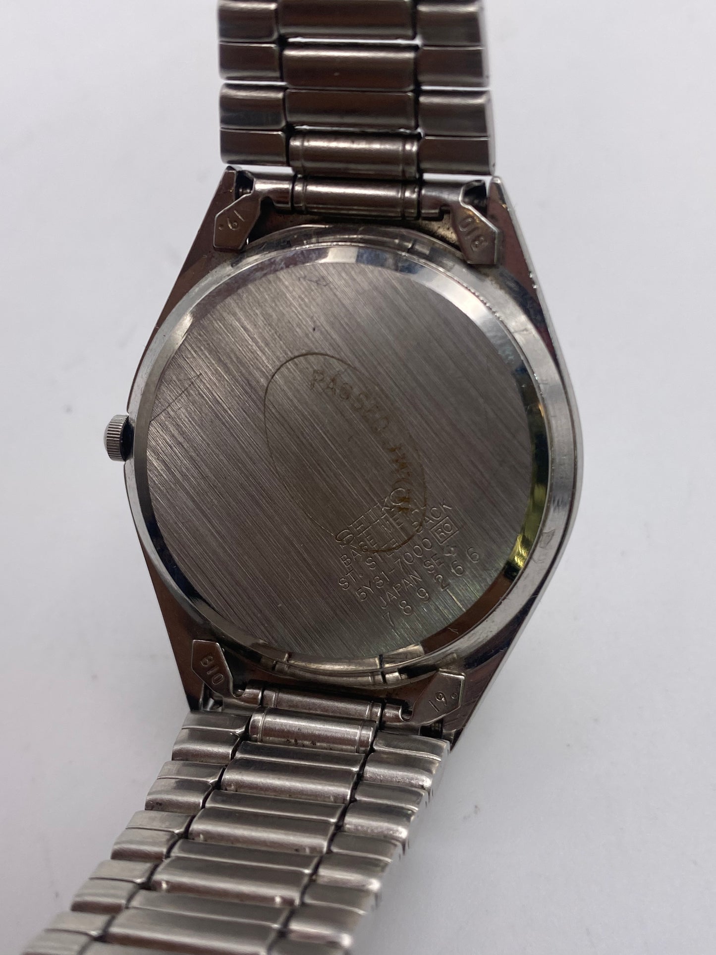 Vintage Gents Seiko SQ Quartz Stainless Steel Dress Watch