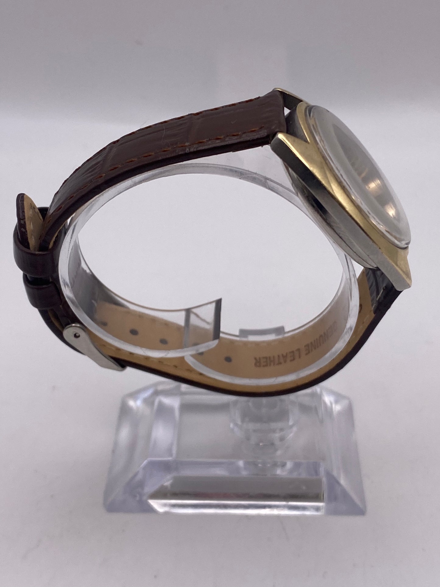 Vintage Eterna Sonic Tuning Fork Gents Gold Plated Dress Watch