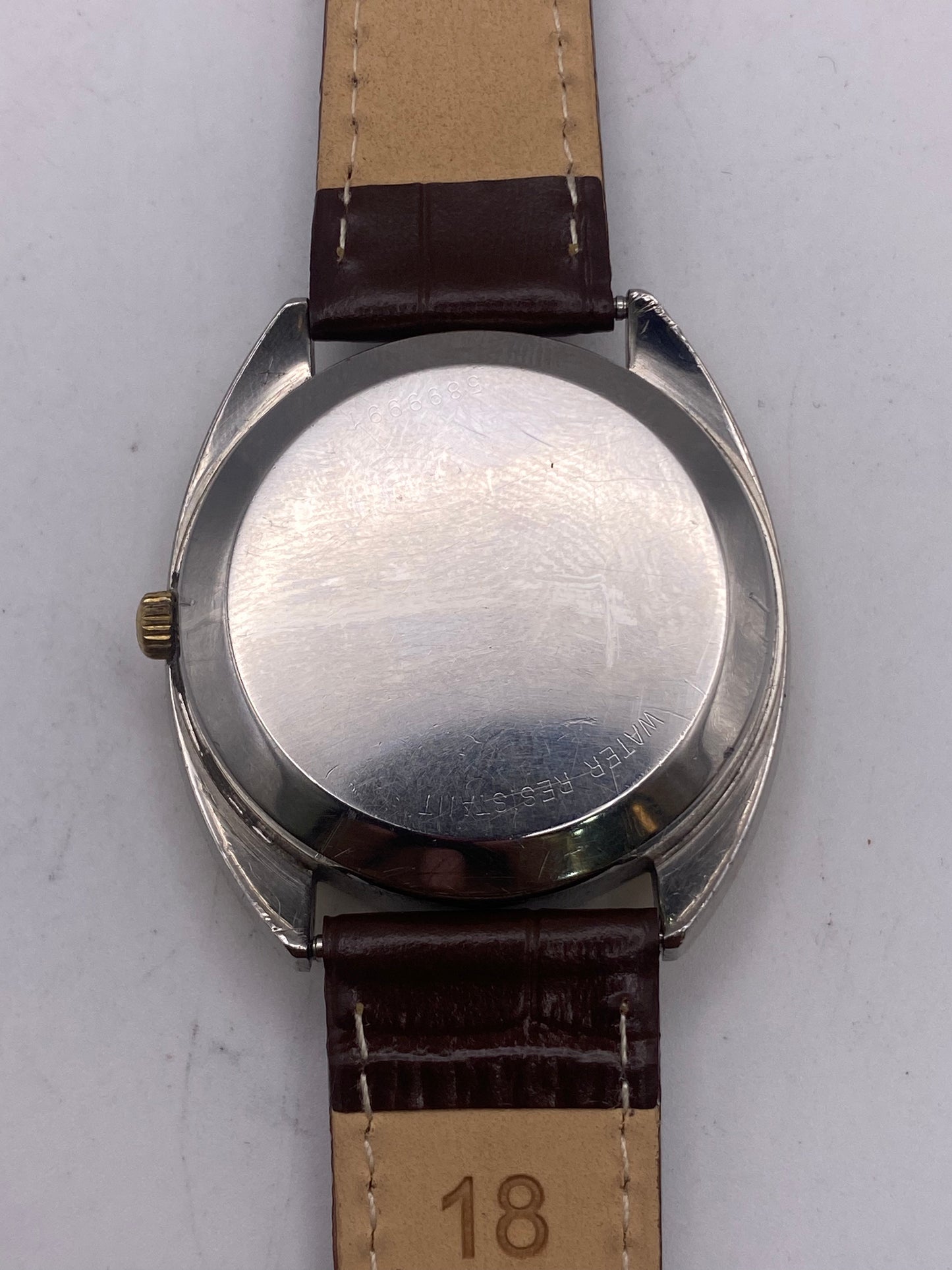 Vintage Eterna Sonic Tuning Fork Gents Gold Plated Dress Watch