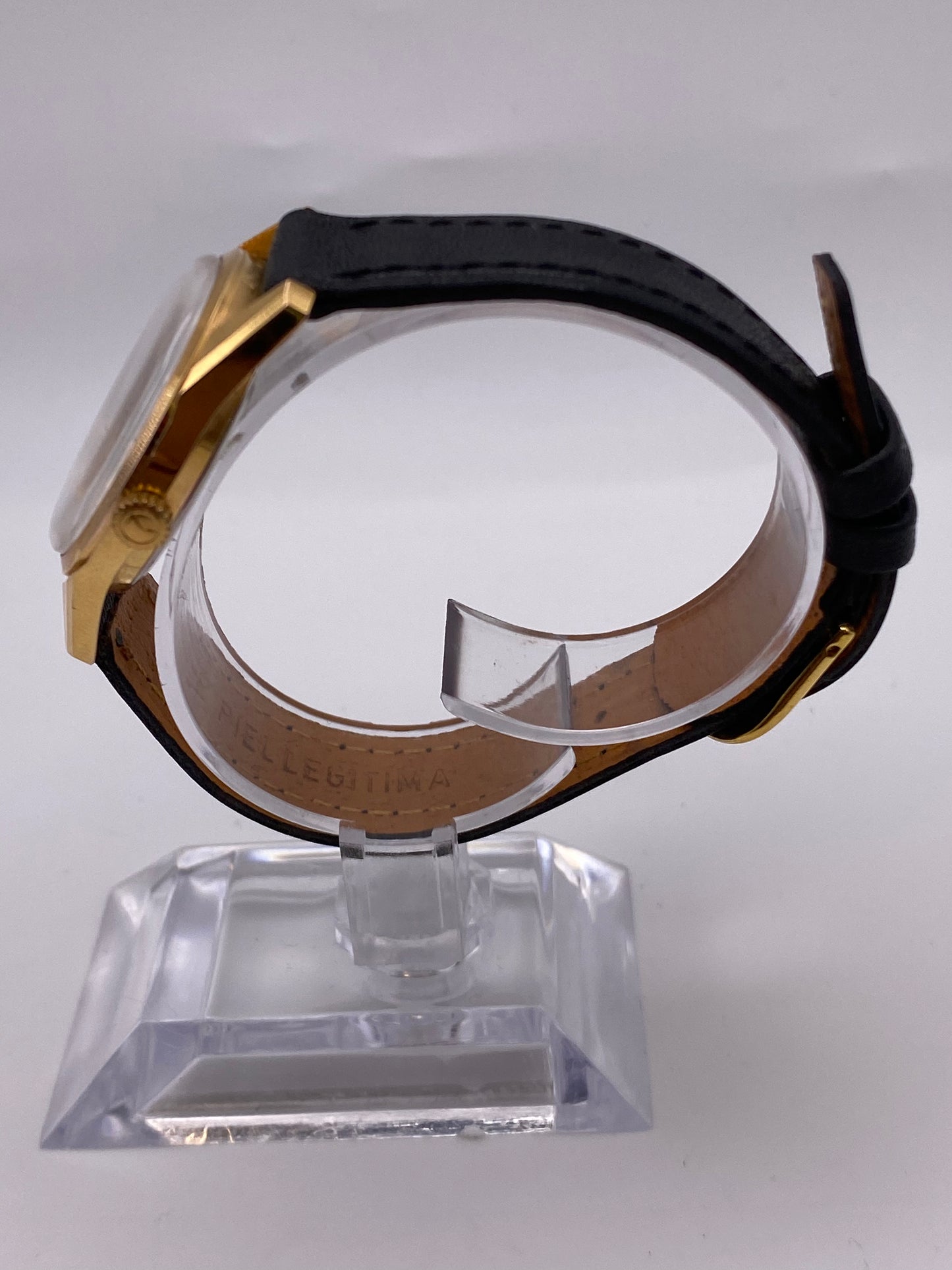 Vintage Favre-Leuba Gents Silver Dial Gold Plated Manual Wind Mechanical Dress Watch