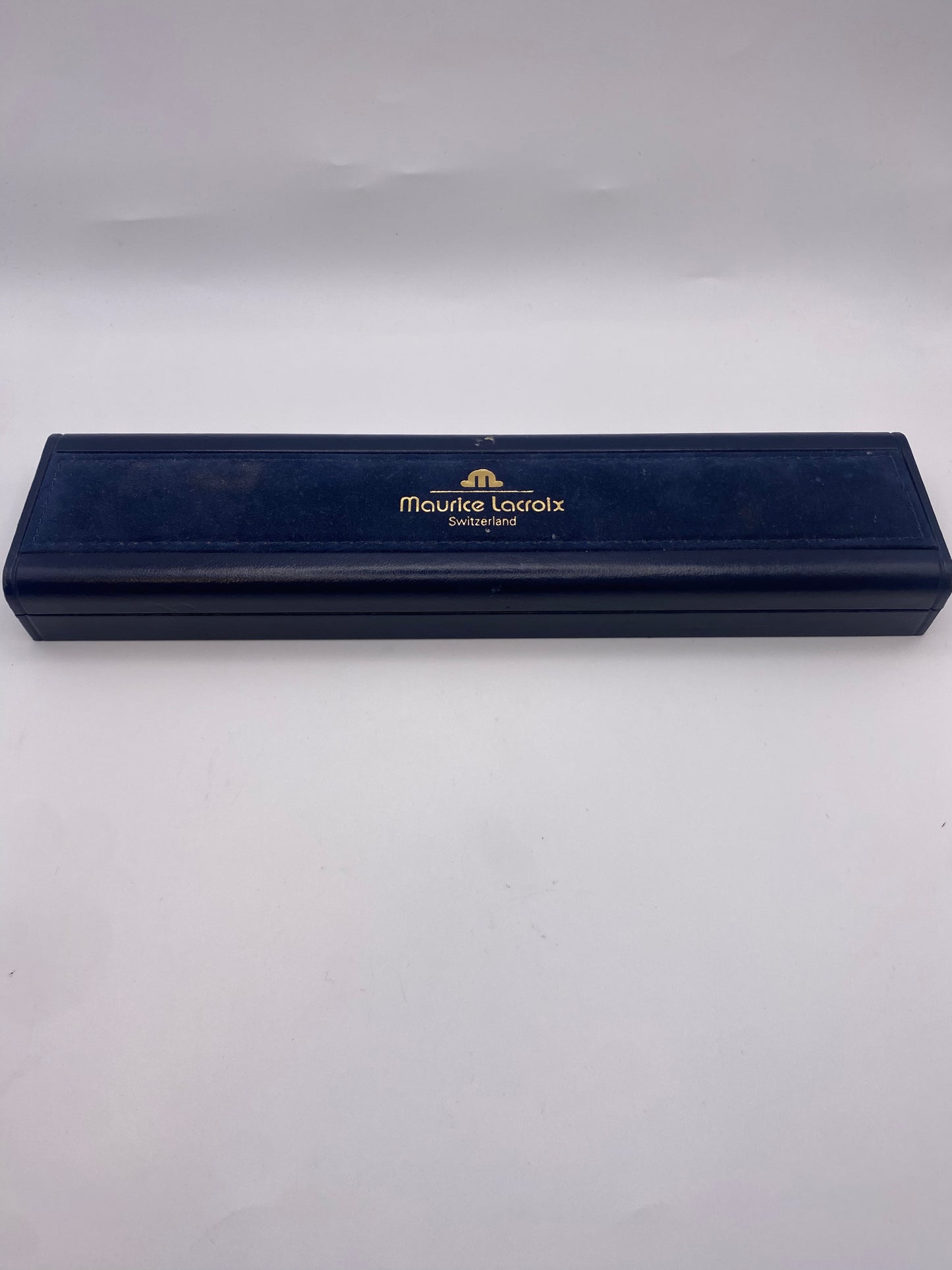 Maurice Lacroix Black Dial Gents Quartz Chronograph Dress Watch With Box