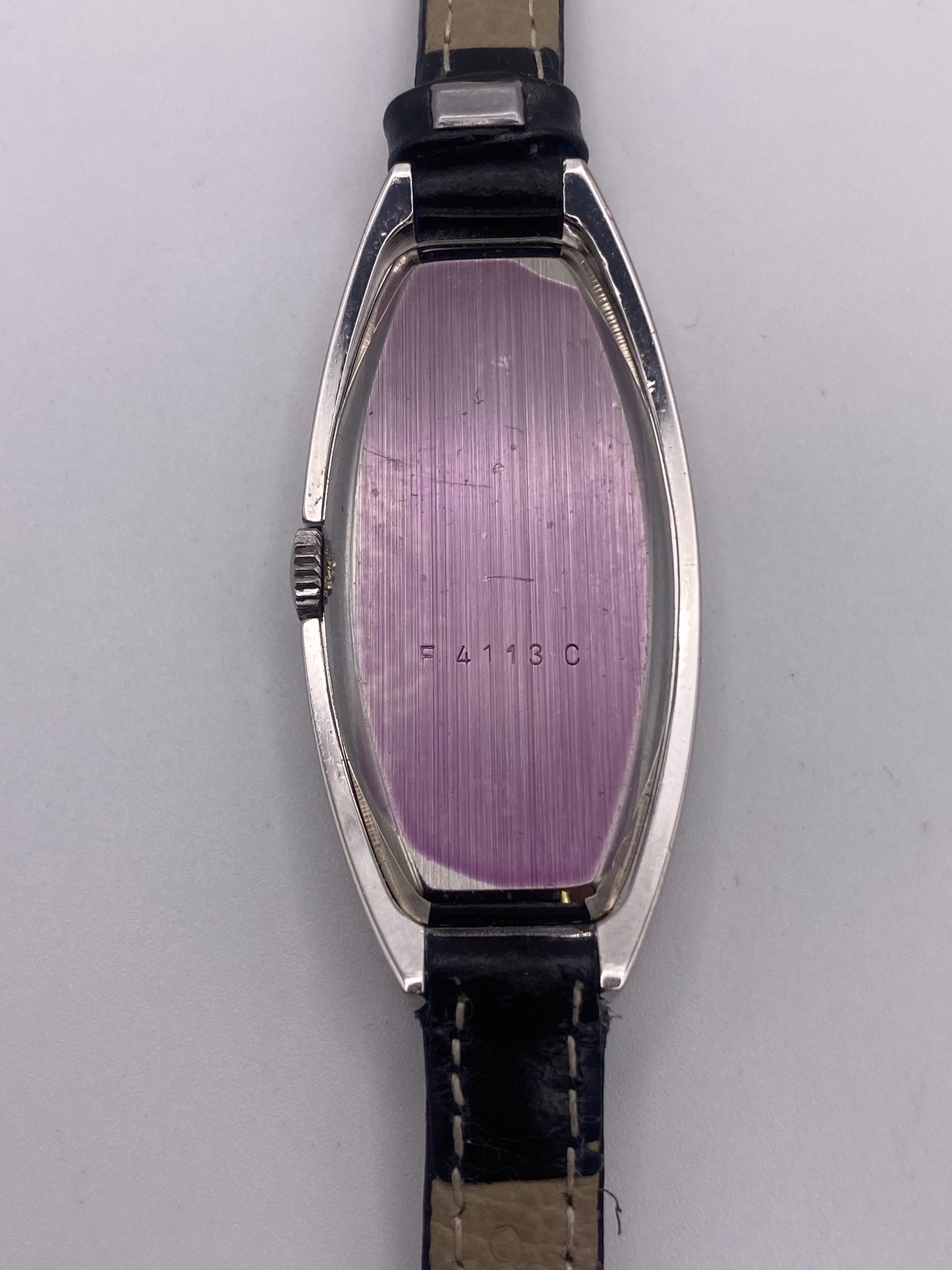 Vintage NOS Unworn Nidor Blue Gradient Dial Manual Wind Mechanical Dress Watch