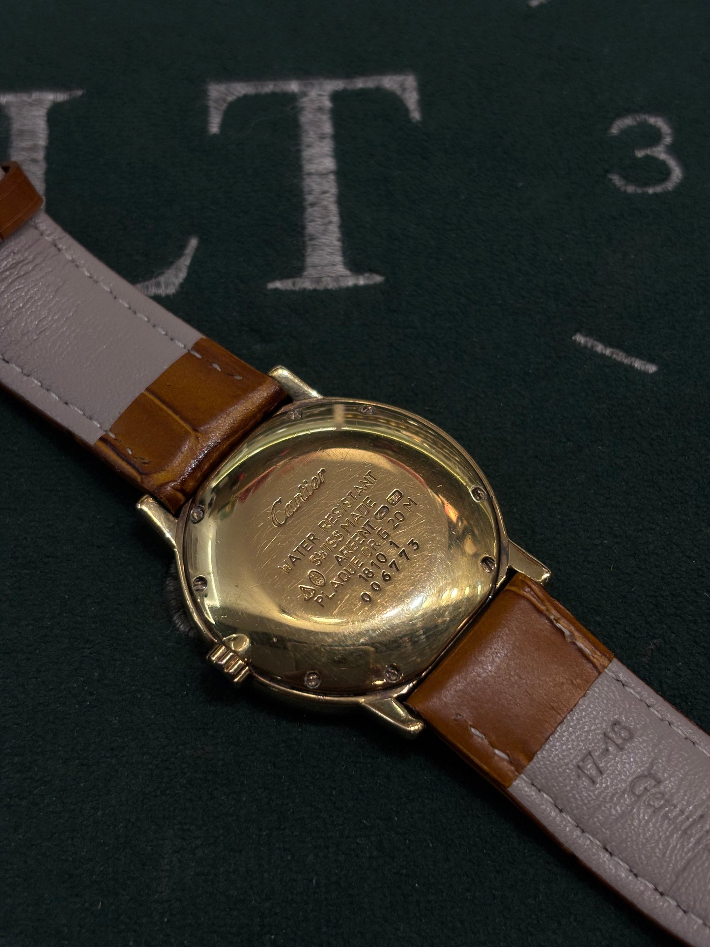 Vintage Gents Must de Cartier Ronde Quartz