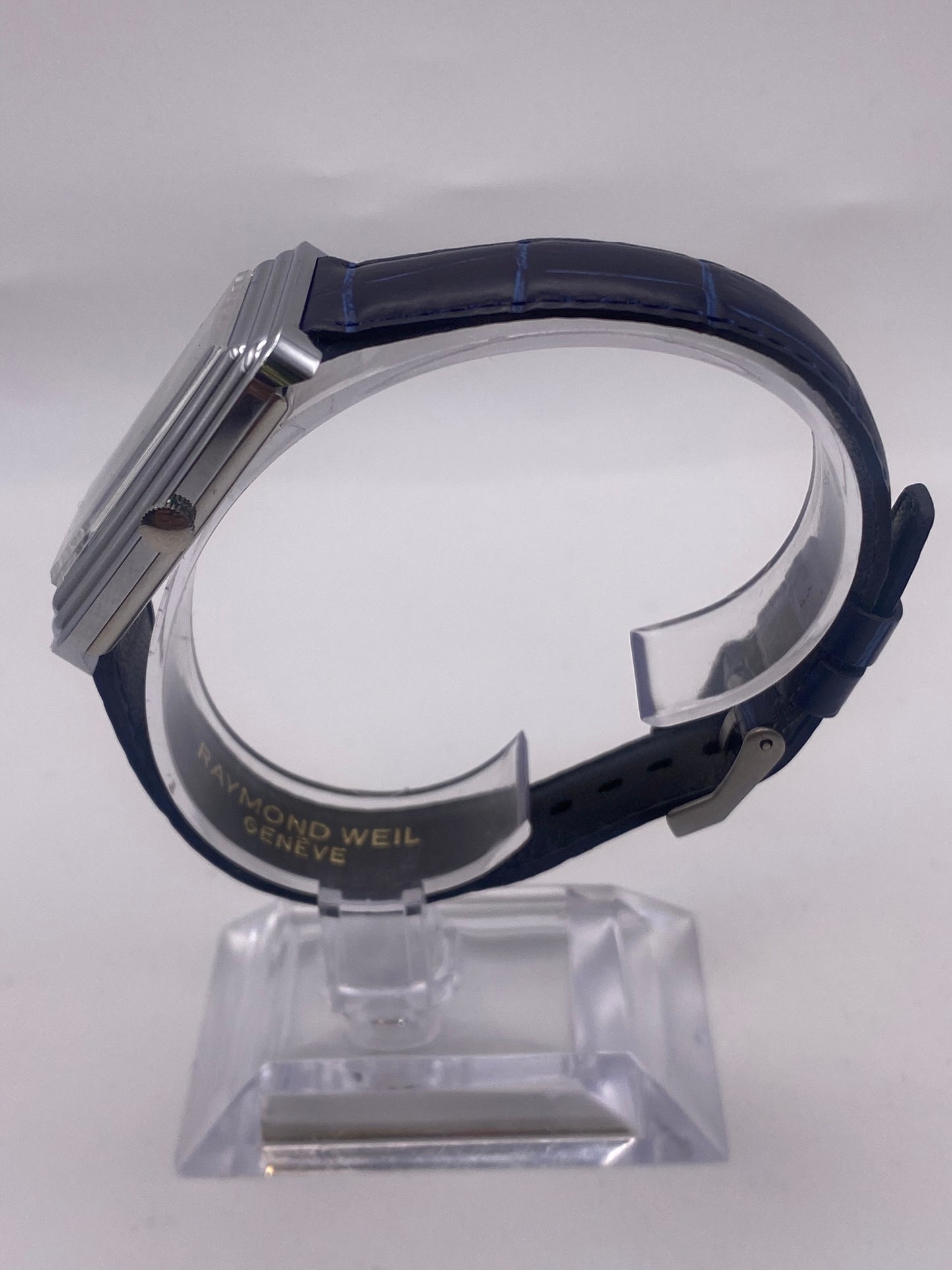 Vintage NOS Gents Phenix Manual Wind Mechanical Dress Watch Blue Dial