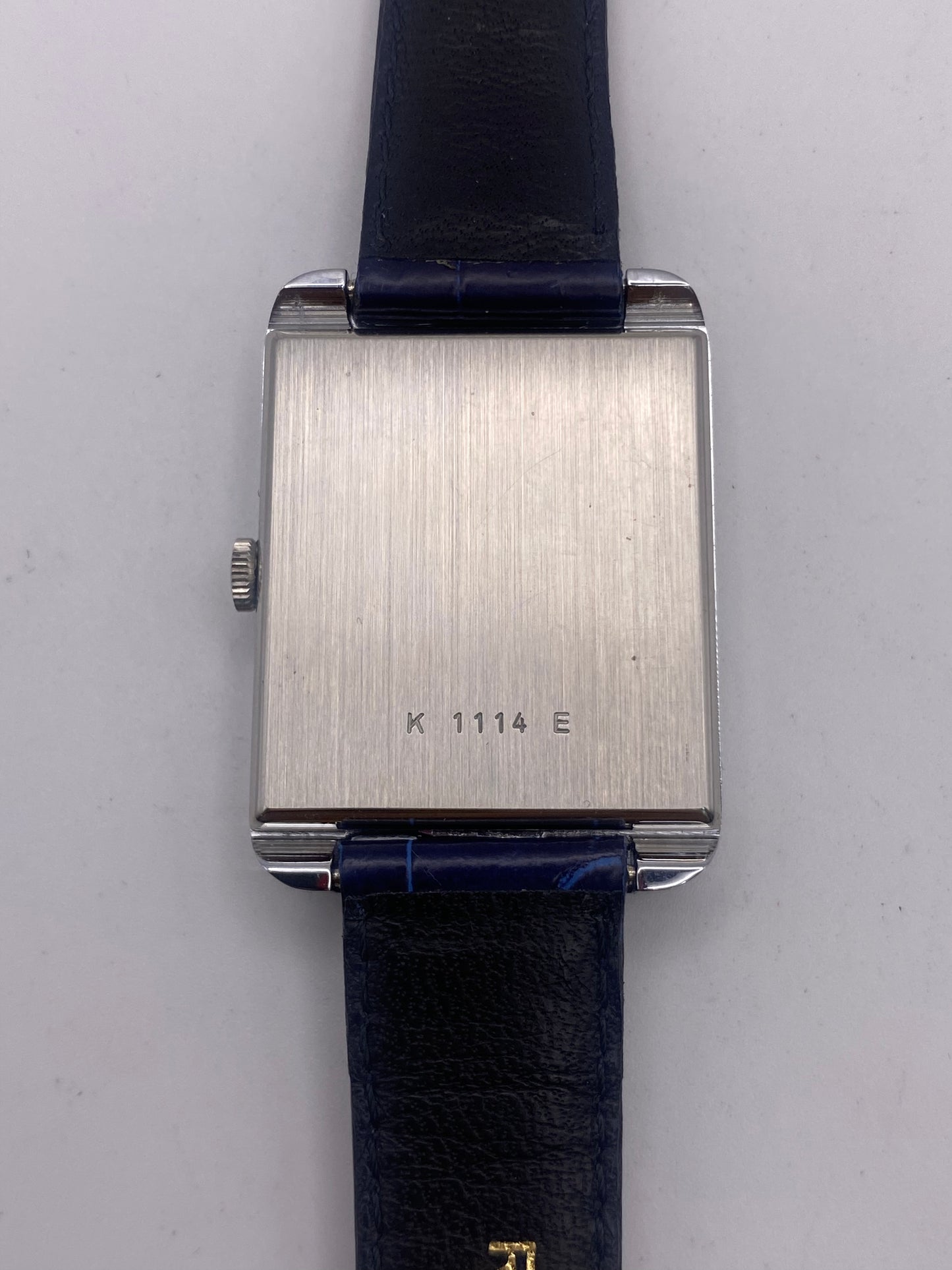Vintage NOS Gents Phenix Manual Wind Mechanical Dress Watch Blue Dial