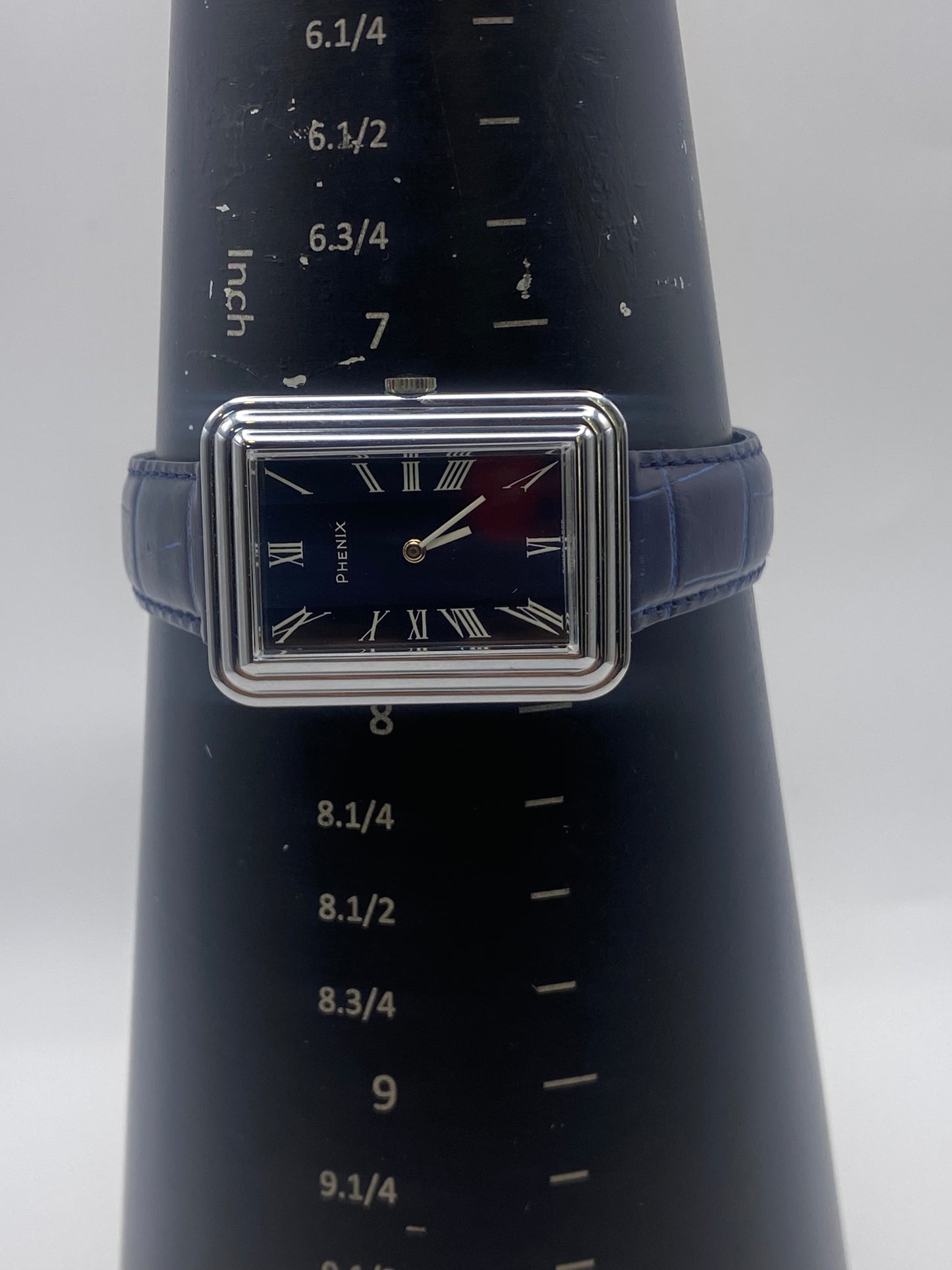 Vintage NOS Gents Phenix Manual Wind Mechanical Dress Watch Blue Dial