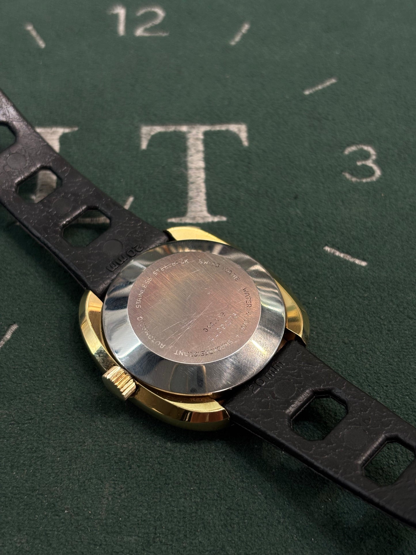 Vintage Gents Automatic Glycine Vacuum