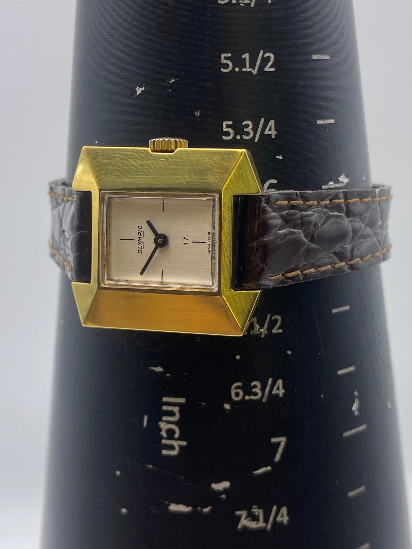 Vintage Olympic Manual Wind Mechanical Gold Plated Dress Watch