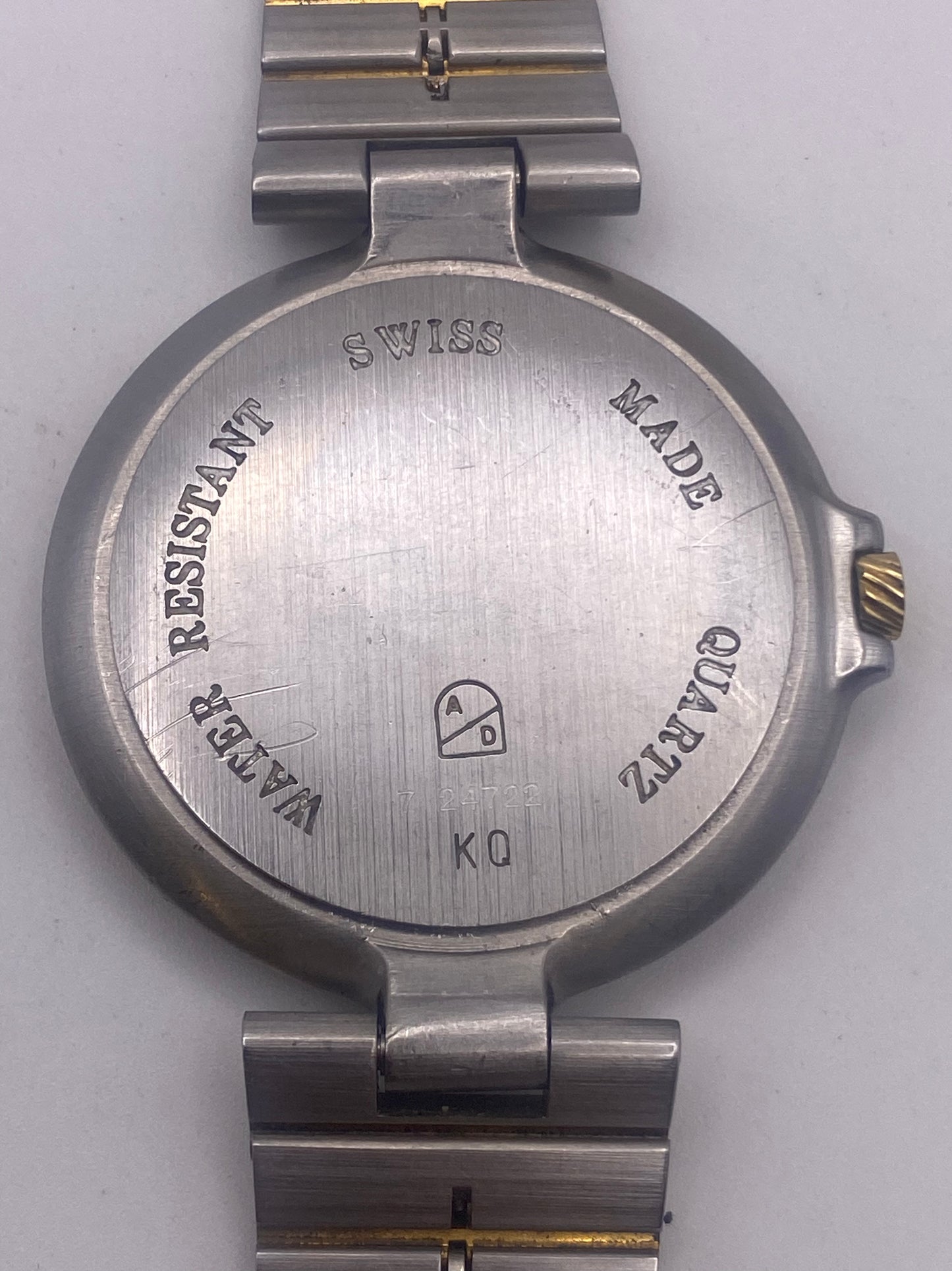 Gents Dunhill White Dial Quartz Stainless Steel Dress Watch