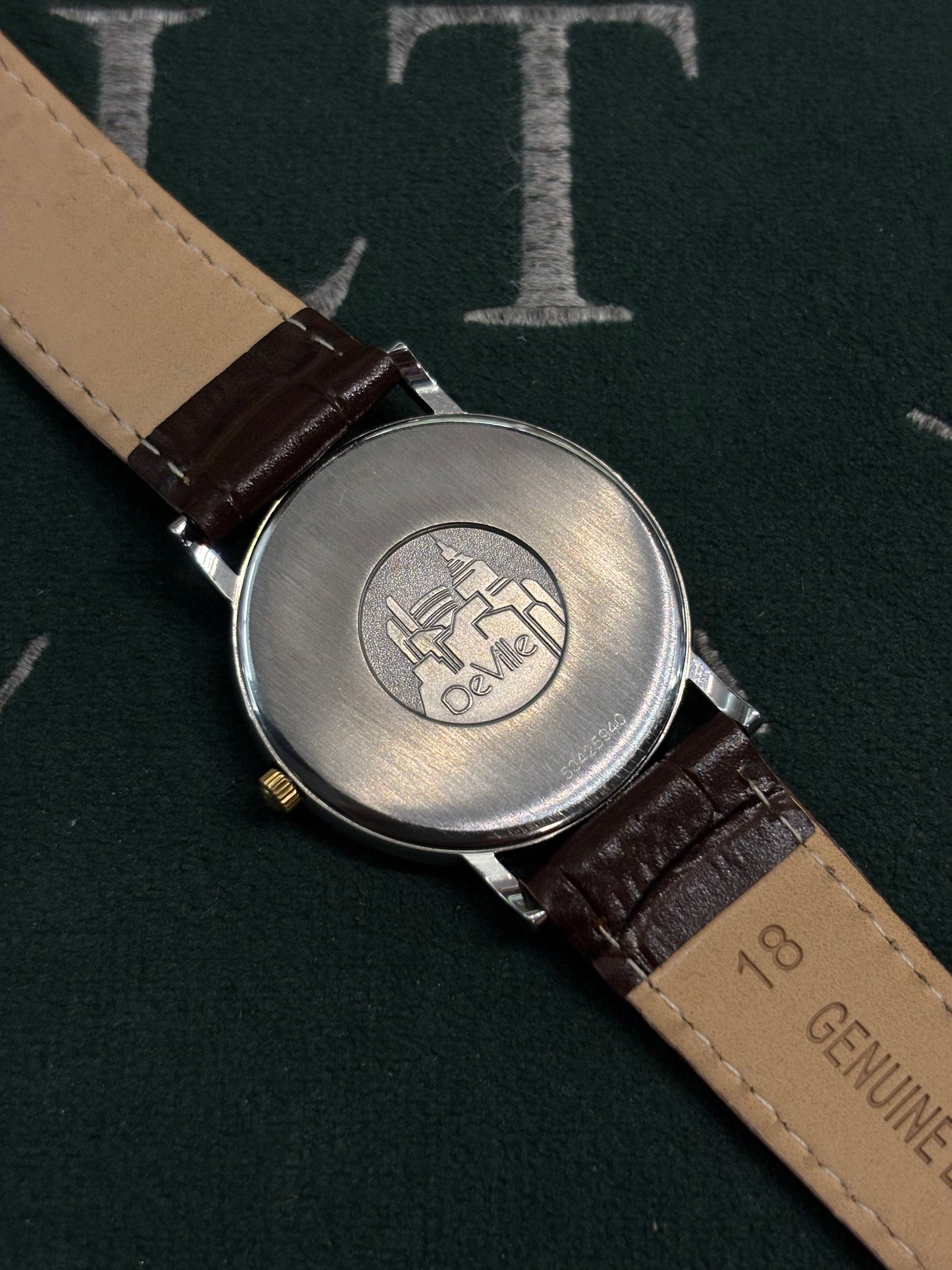 Vintage Gents Quartz Omega De Ville