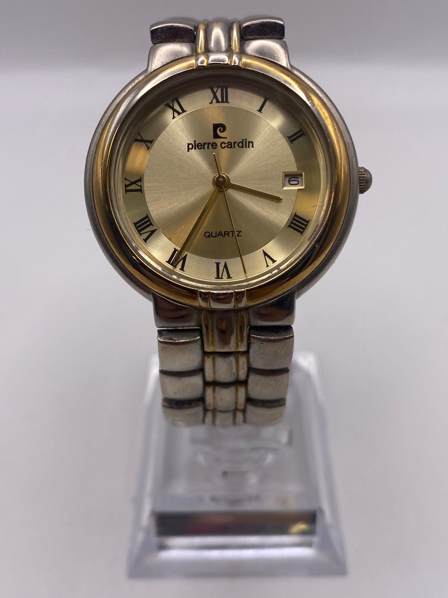 Vintage Pierre Cardin Gents Quartz Dress Watch With Box