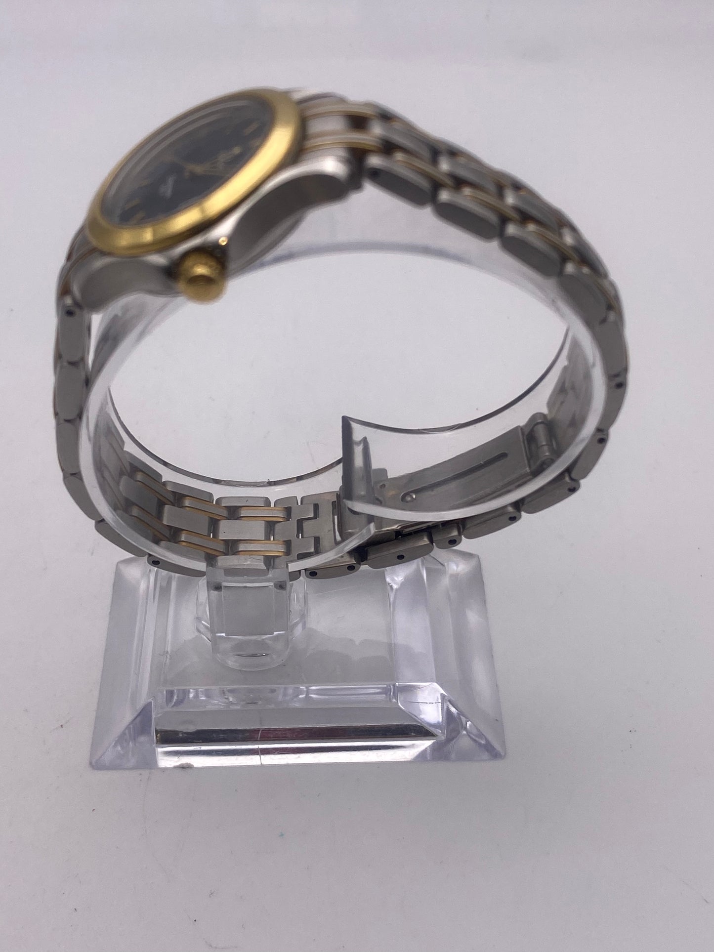 Vintage Ladies Omega Seamaster Stainless Steel & 18ct Gold Sports Watch