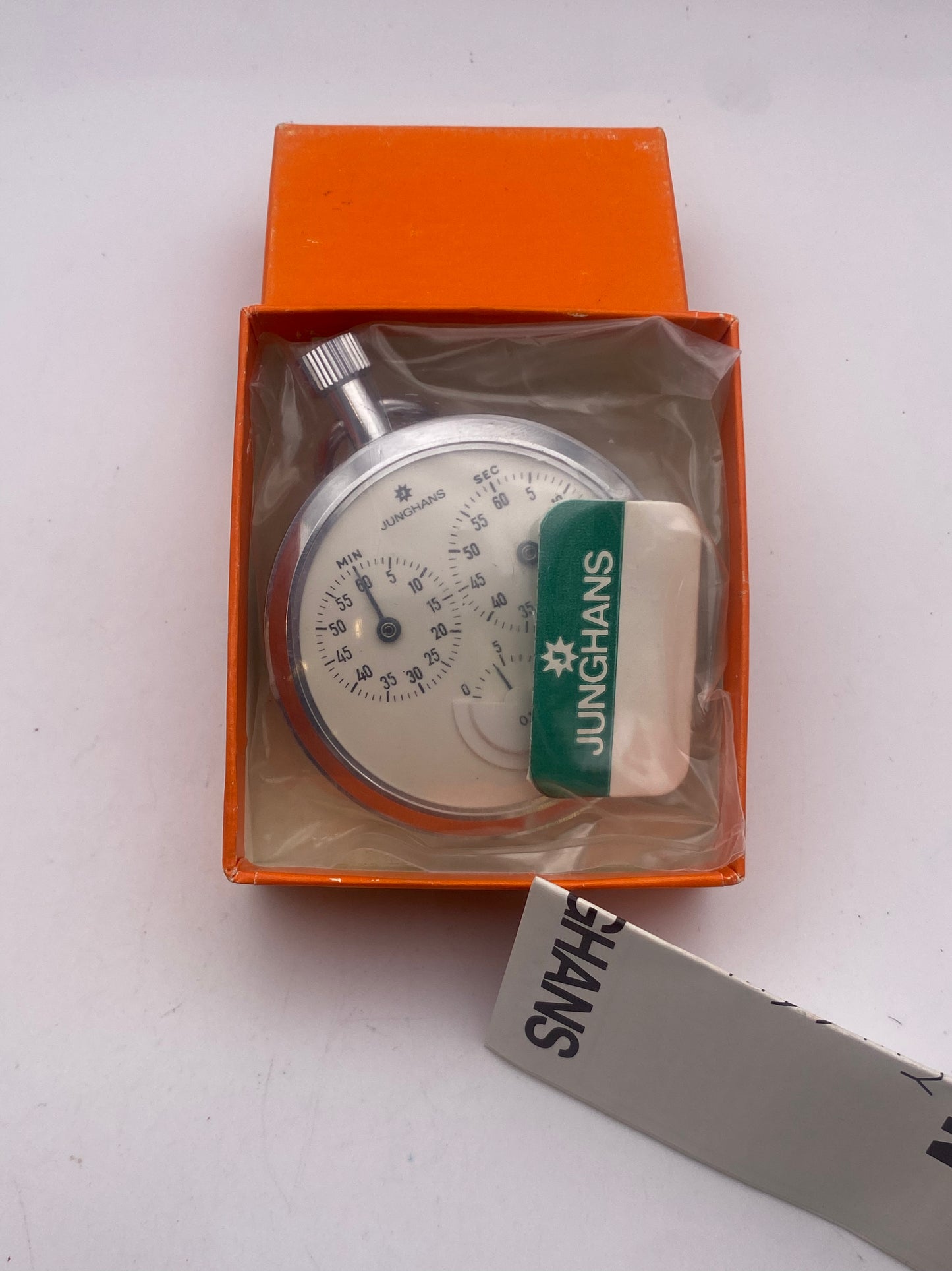 Vintage NOS Unused condition Junghans Stopwatch