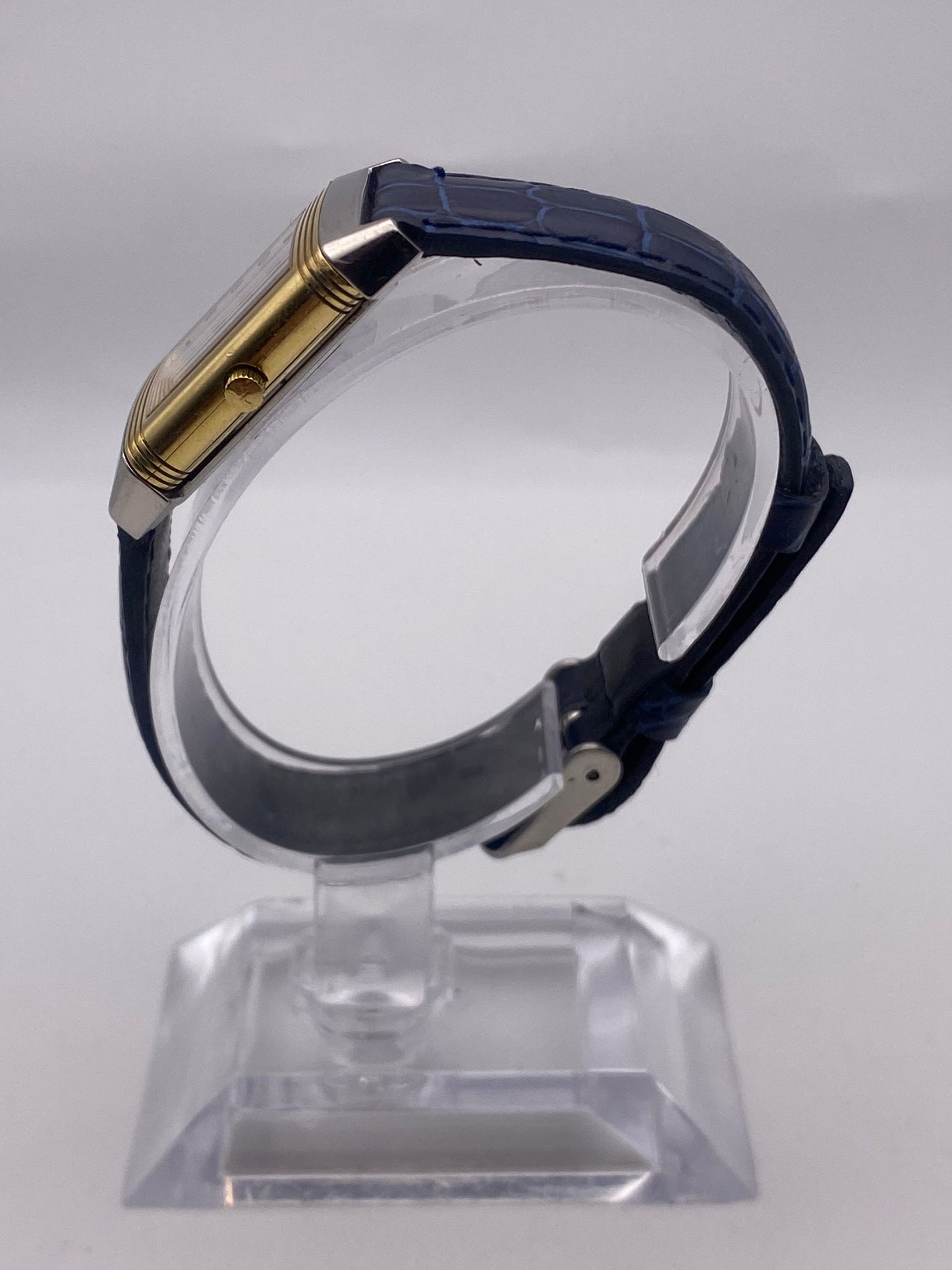 Jaeger-LeCoultre Reverso Quartz 18ct Gold & Stainless Steel Dress Watch With Box 20MM X 33MM