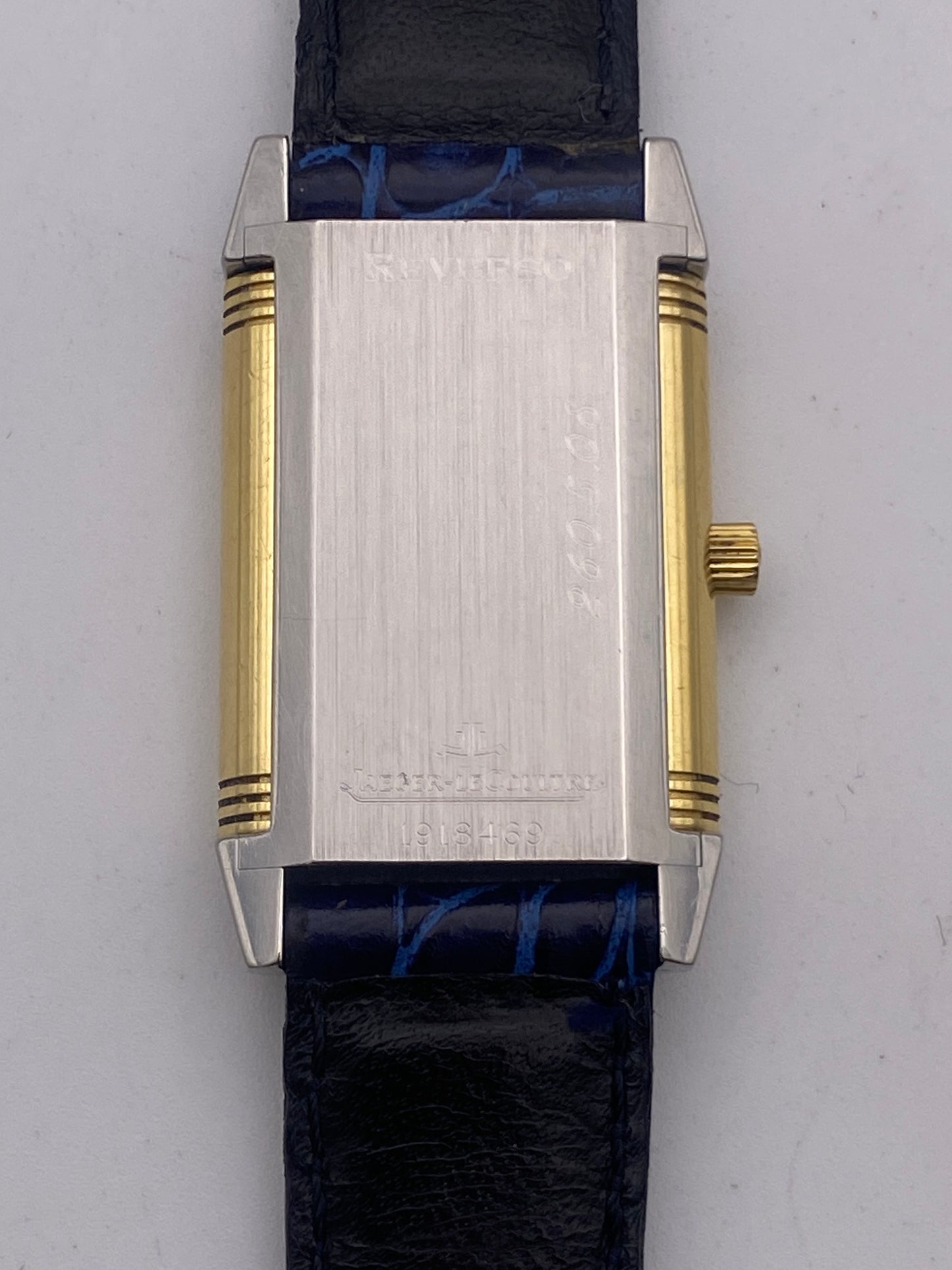 Jaeger-LeCoultre Reverso Quartz 18ct Gold & Stainless Steel Dress Watch With Box 20MM X 33MM