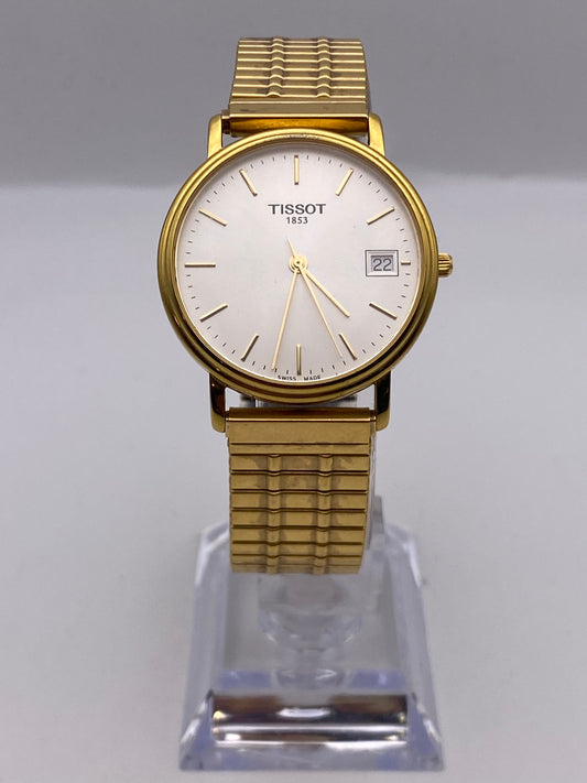 Tissot Gents Quartz Gold Plated Dress Watch