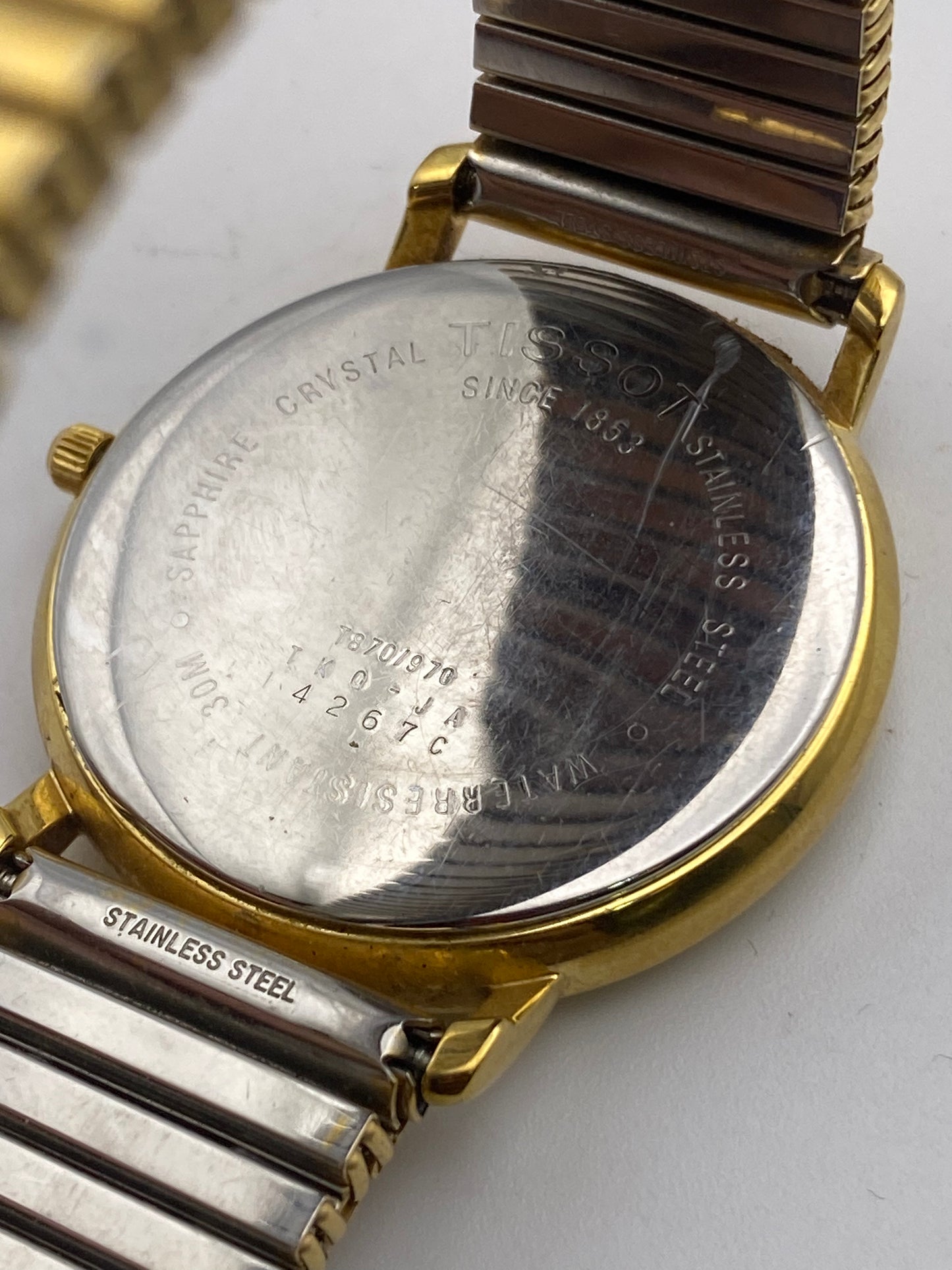 Tissot Gents Quartz Gold Plated Dress Watch