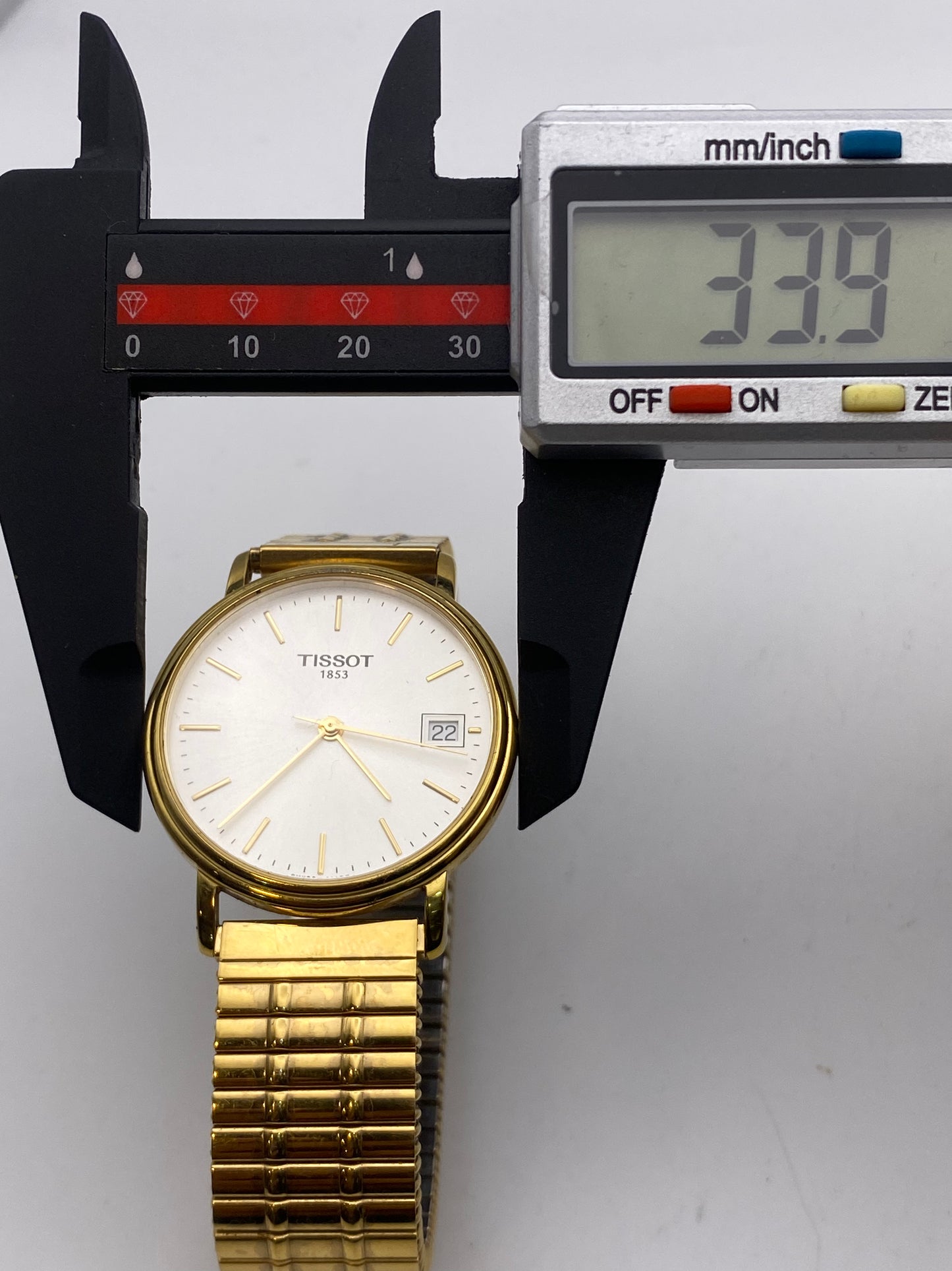Tissot Gents Quartz Gold Plated Dress Watch