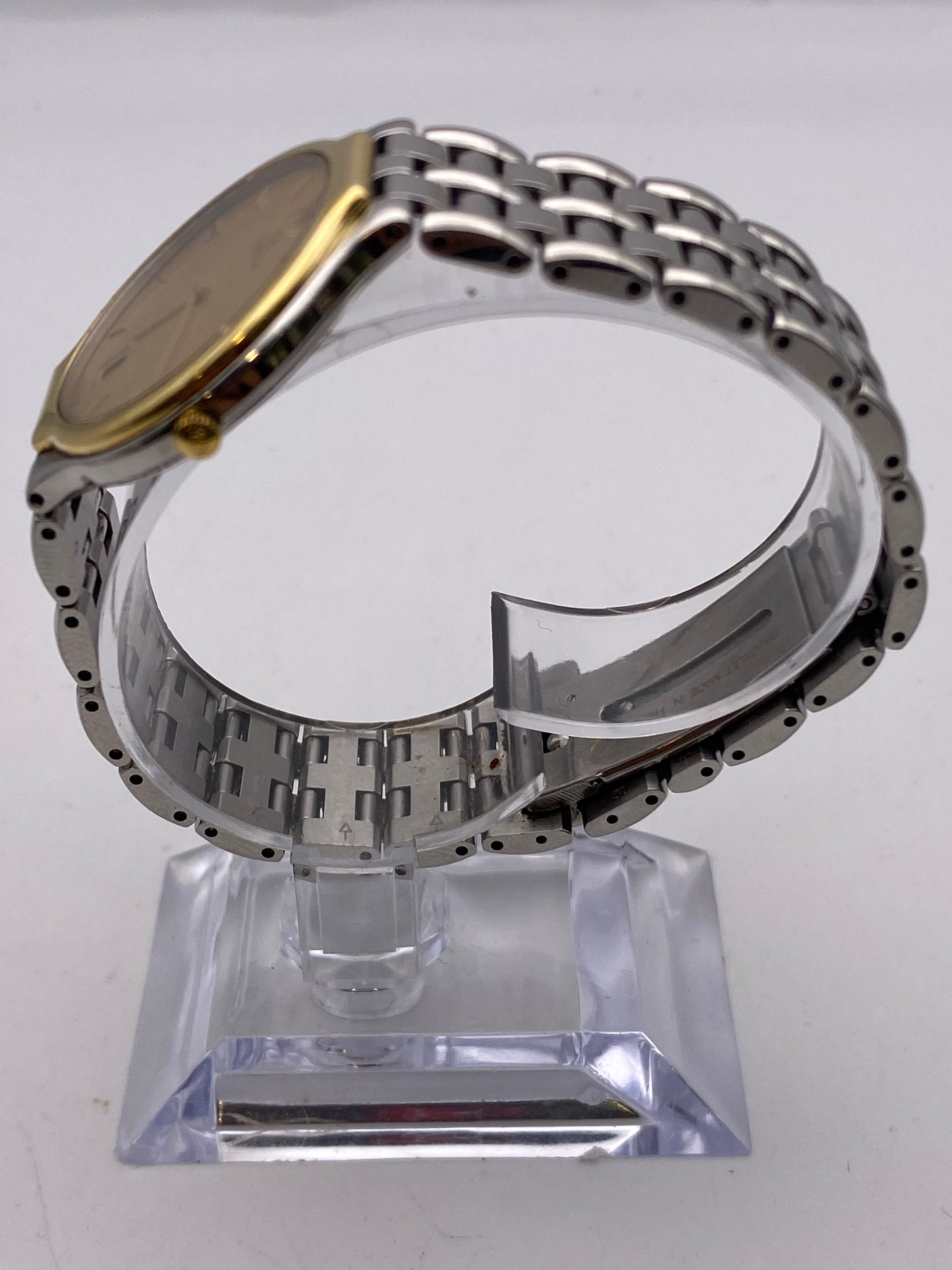Vintage Omega De Ville Gents Quartz Two Tone Dress Watch