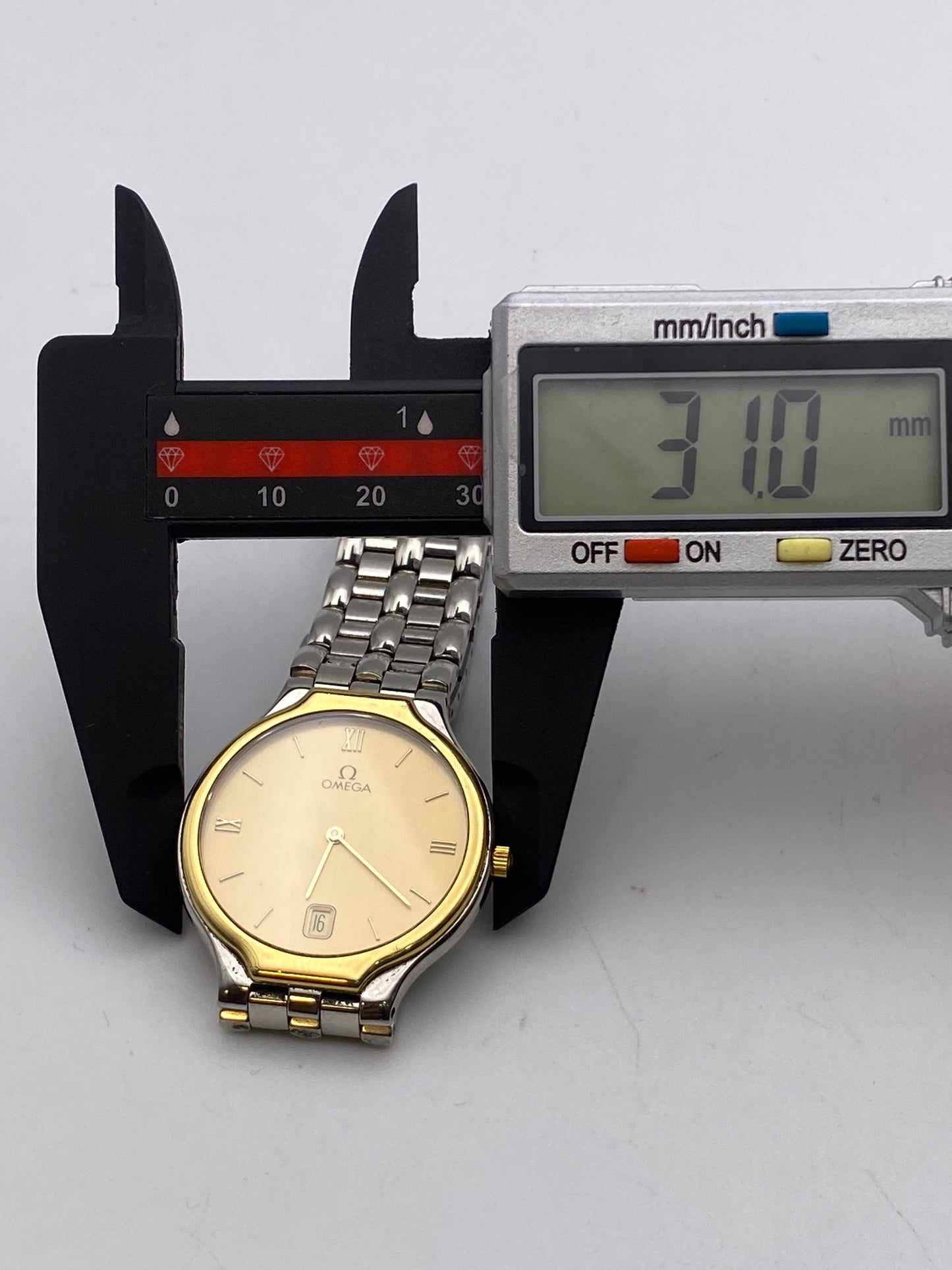 Vintage Omega De Ville Gents Quartz Two Tone Dress Watch